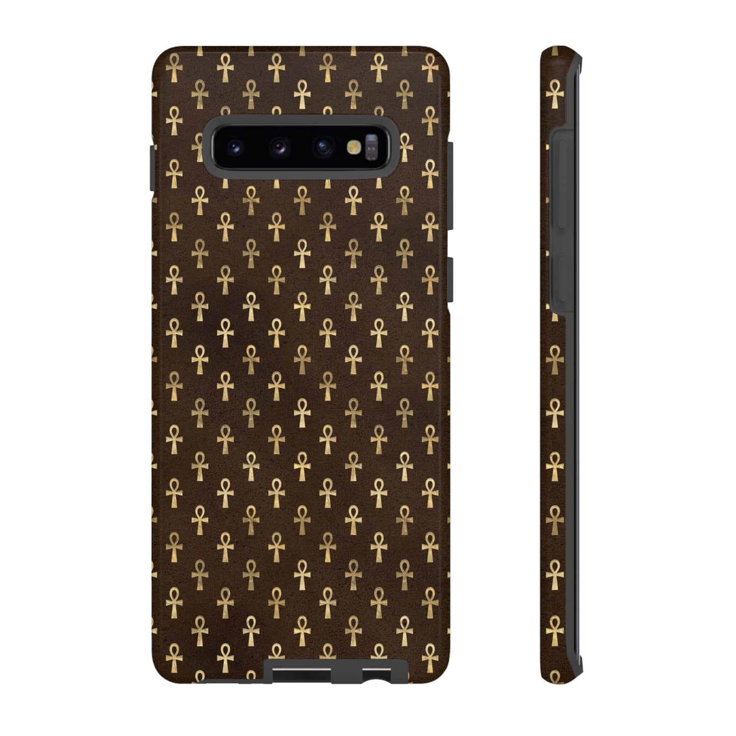 Brown Ankh Samsung Tough Cases | Egyptian Samsung Case | Ankh Samsung Case
