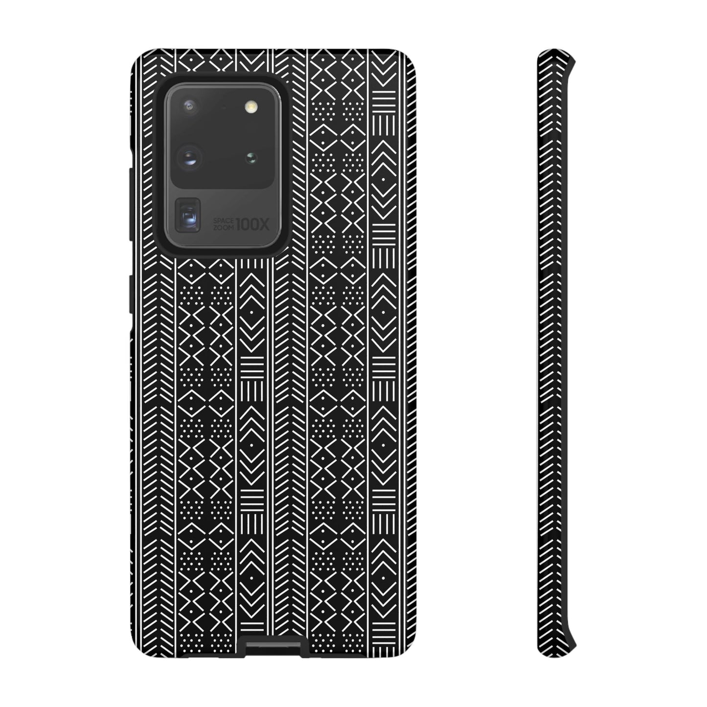Black & White Mudcloth Samsung Tough Cases | African Samsung Case | Afrocentric Samsung Case