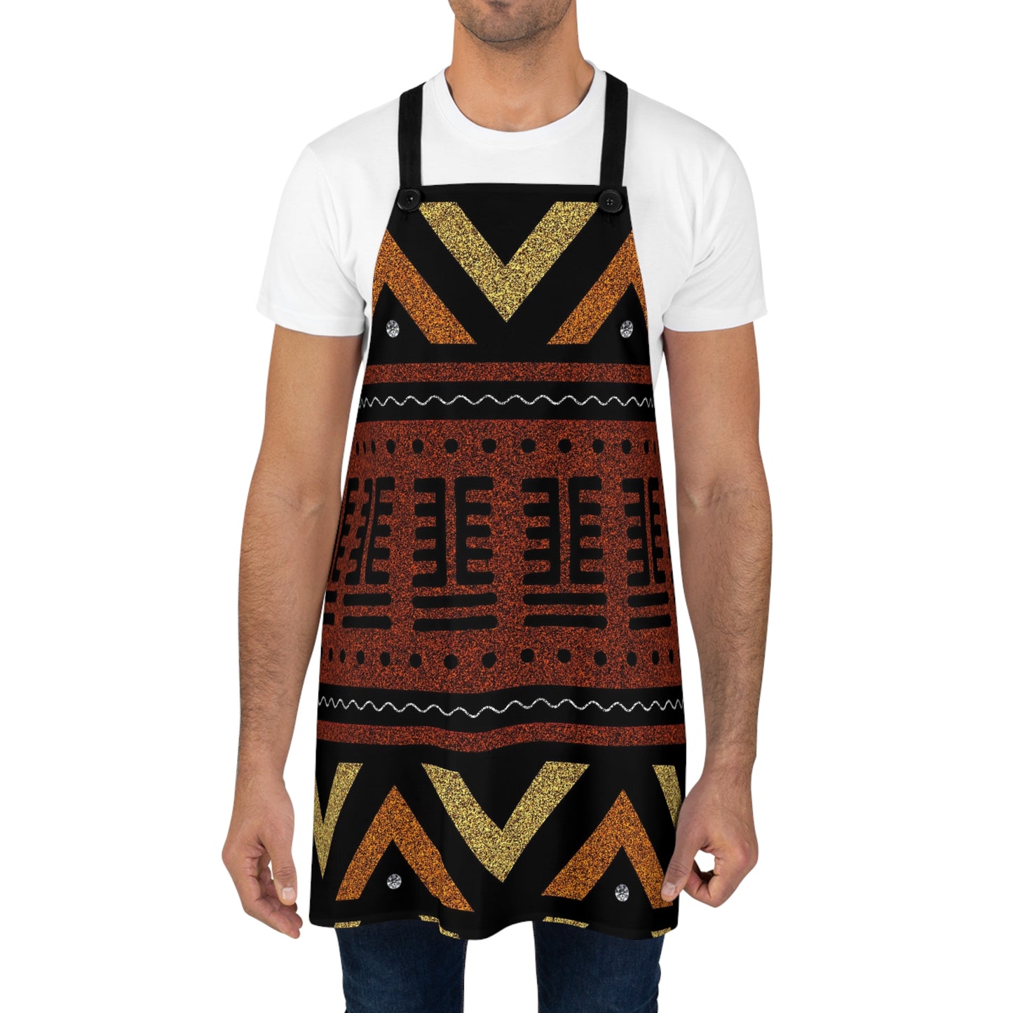 Mudcloth Inspired Apron 3