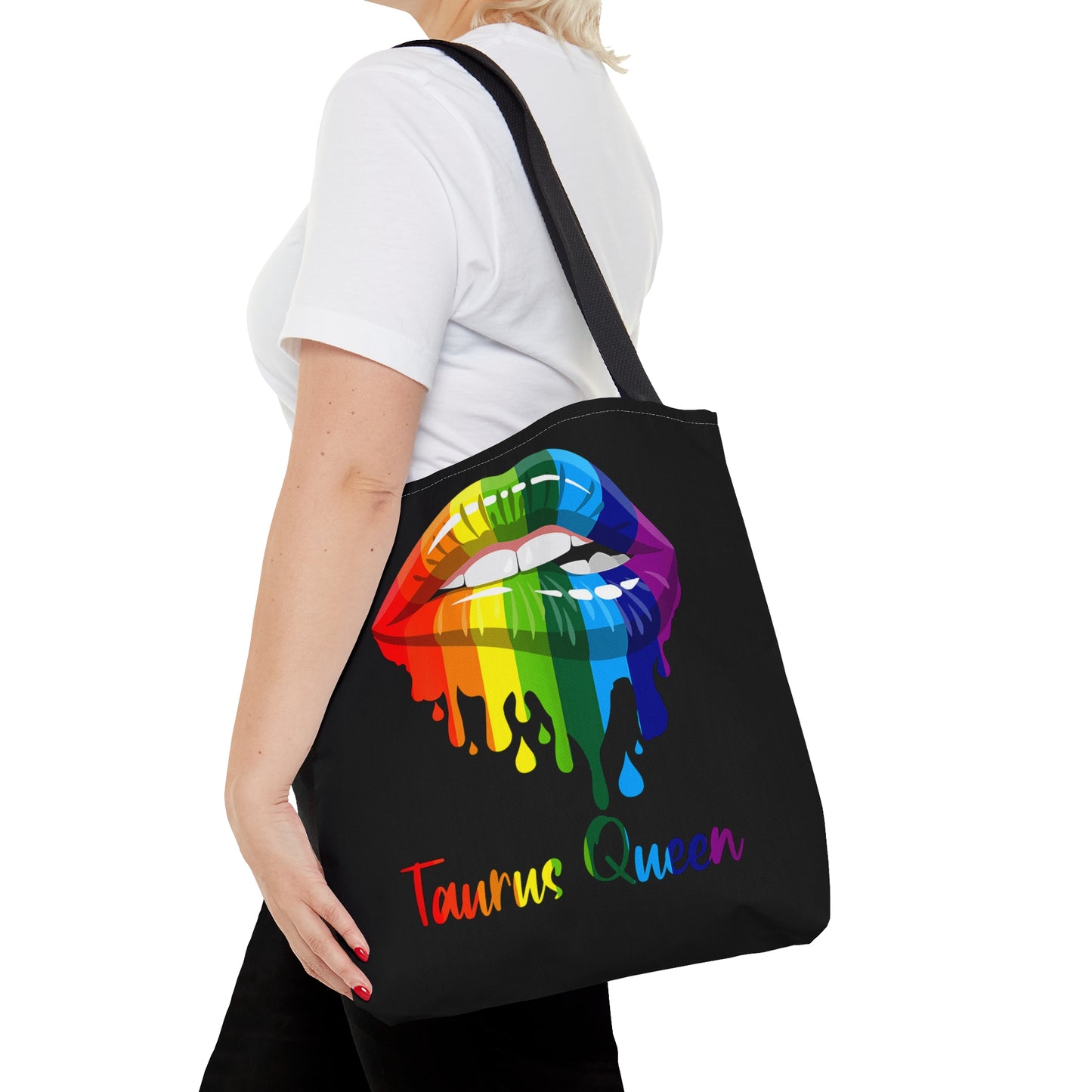 Rainbow Taurus Queen Tote Bag