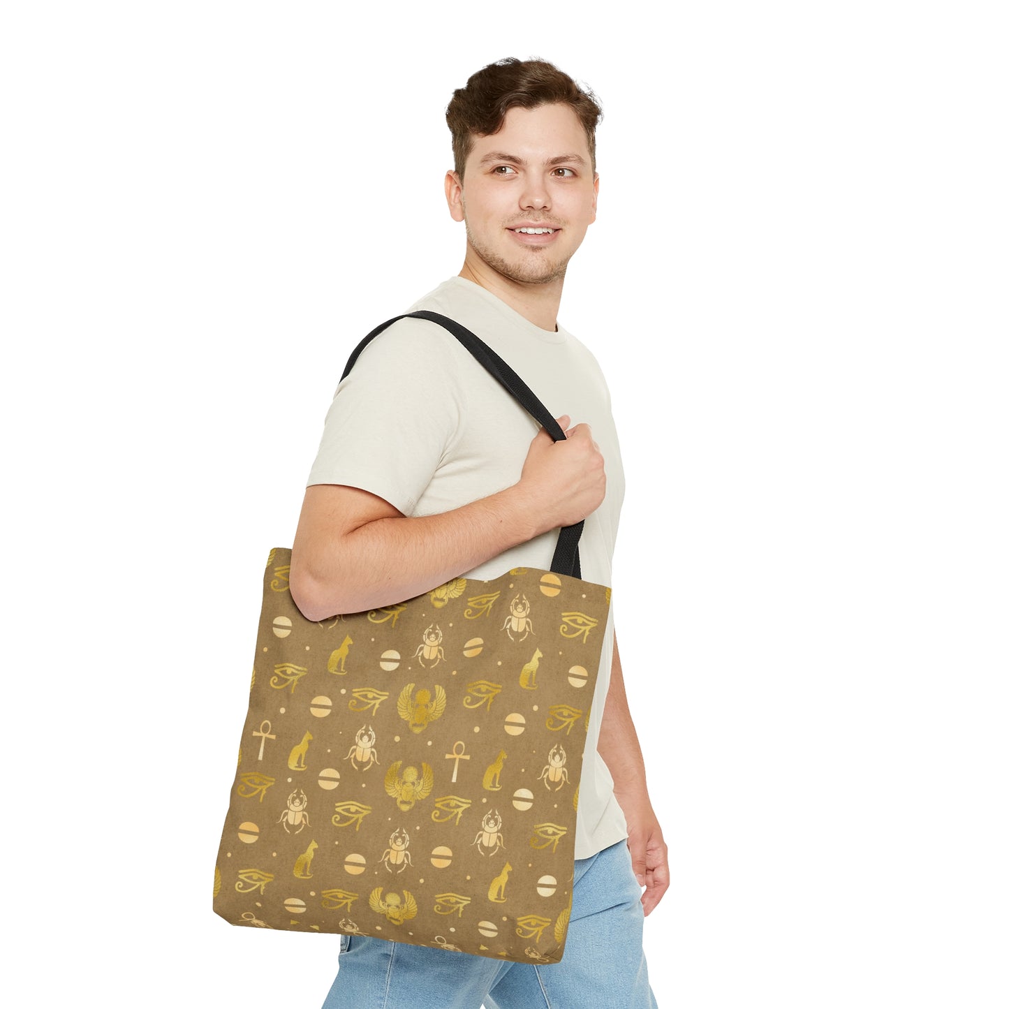 Tan Egyptian Tote Bag
