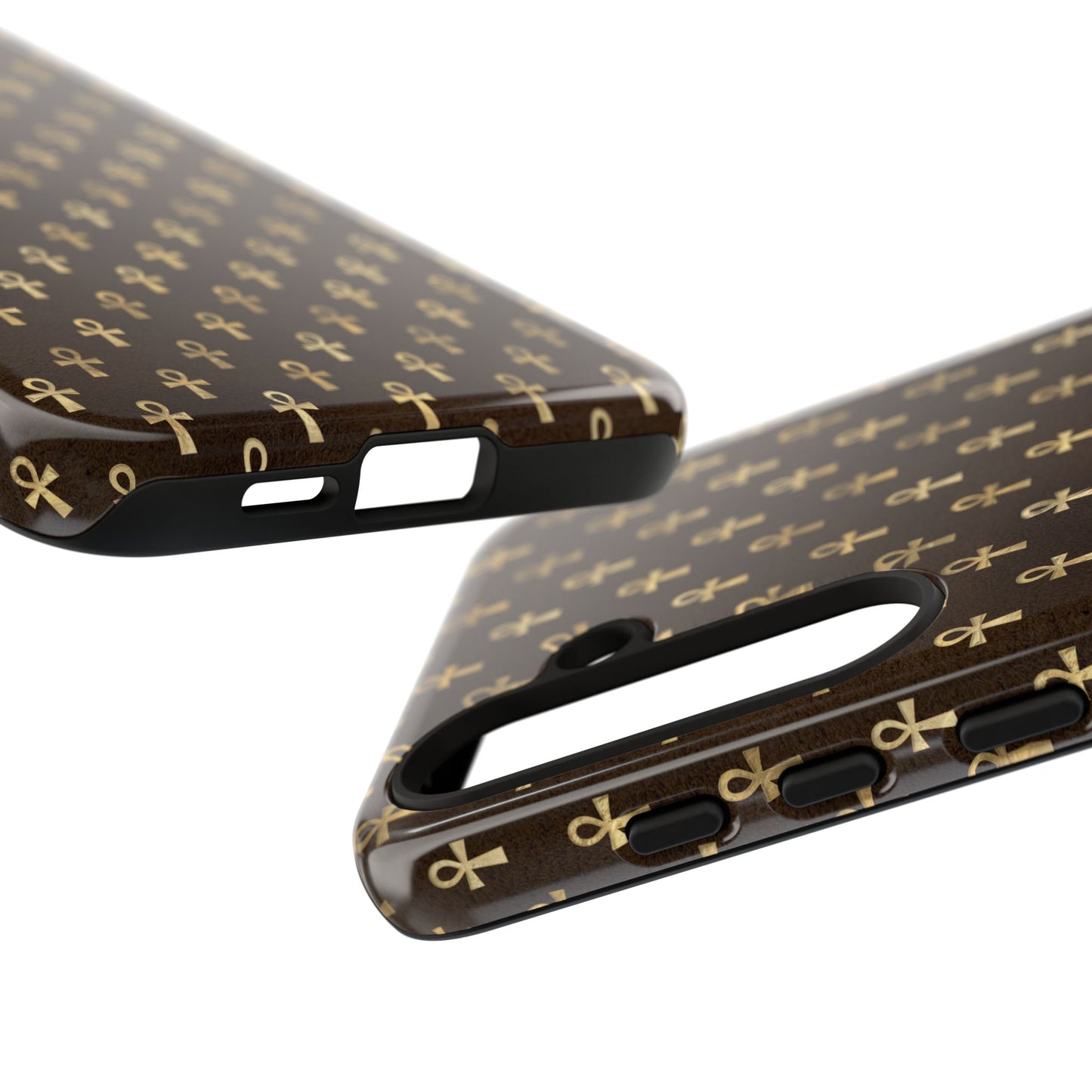 Brown Ankh Samsung Tough Cases | Egyptian Samsung Case | Ankh Samsung Case