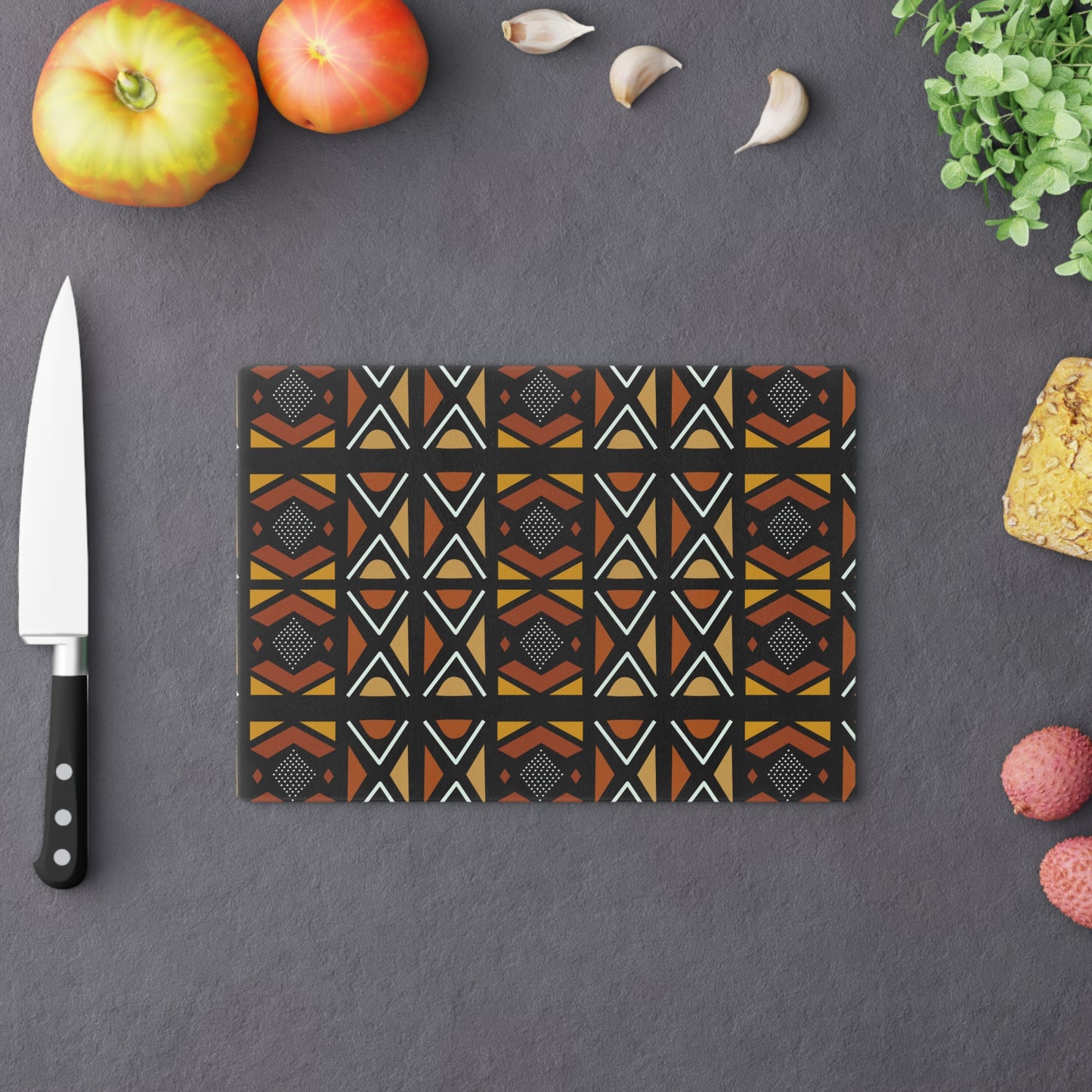 Mudcloth Design Cutting Board