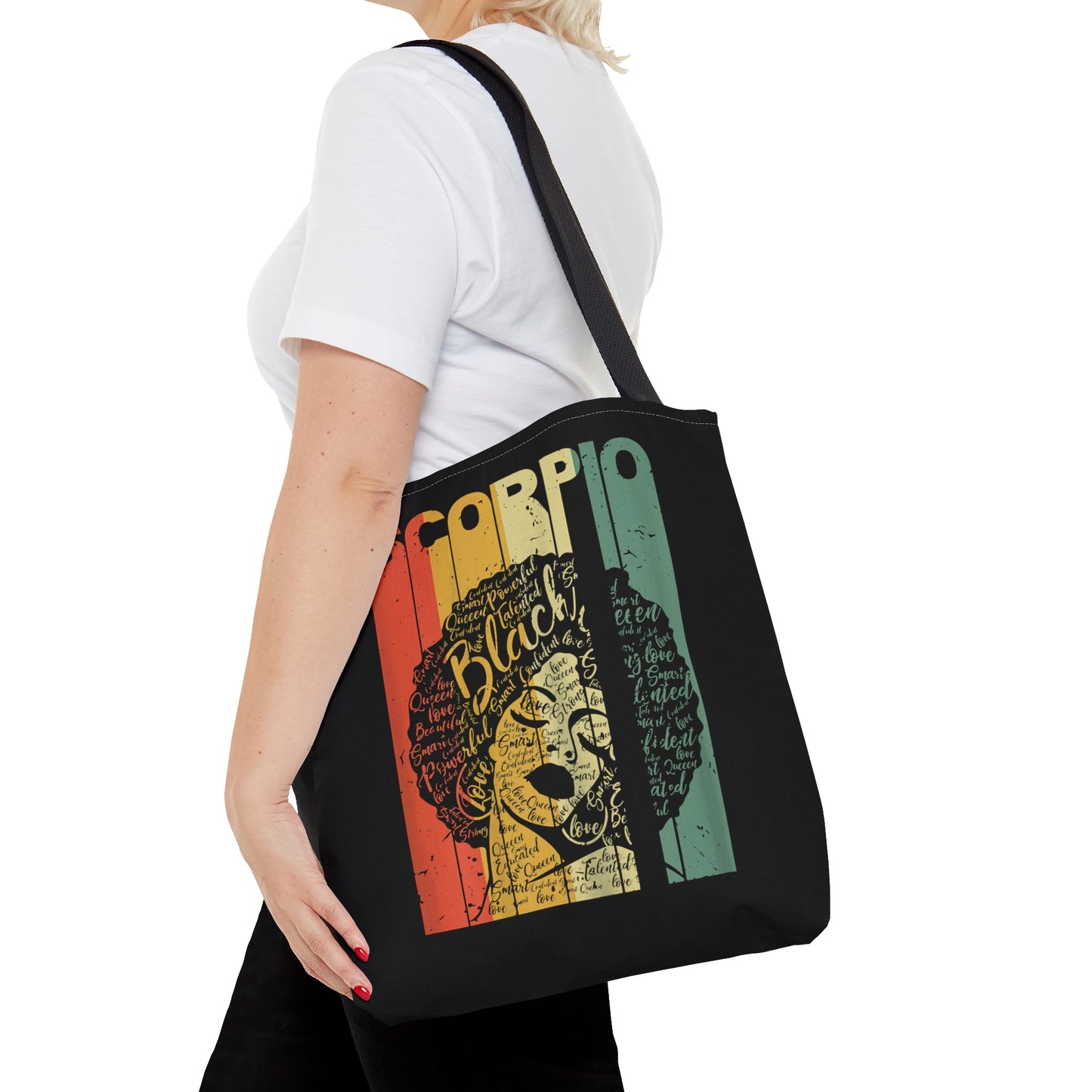 Scorpio Melanin Tote Bag | Afrocentric Tote Bag