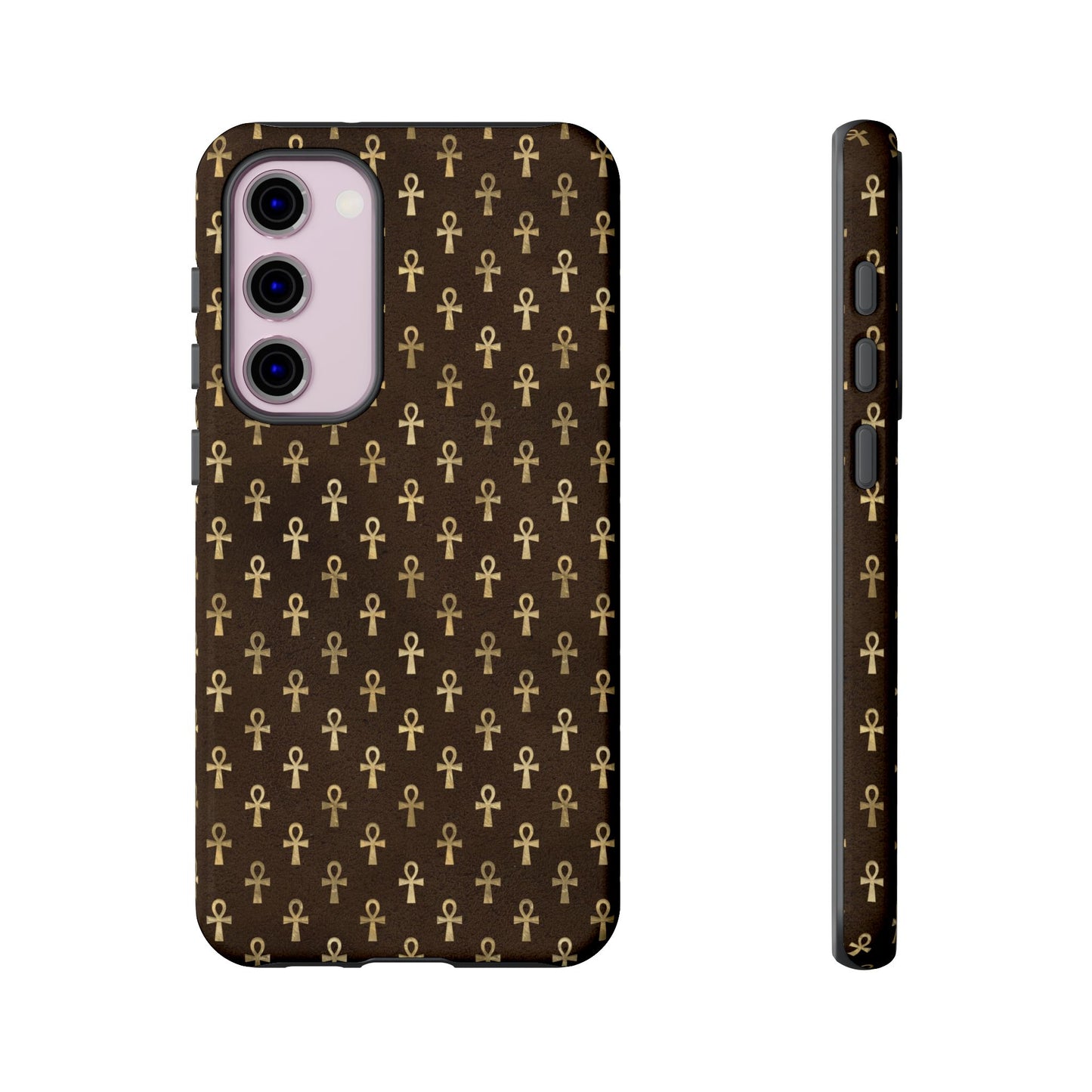Brown Ankh Samsung Tough Cases | Egyptian Samsung Case | Ankh Samsung Case