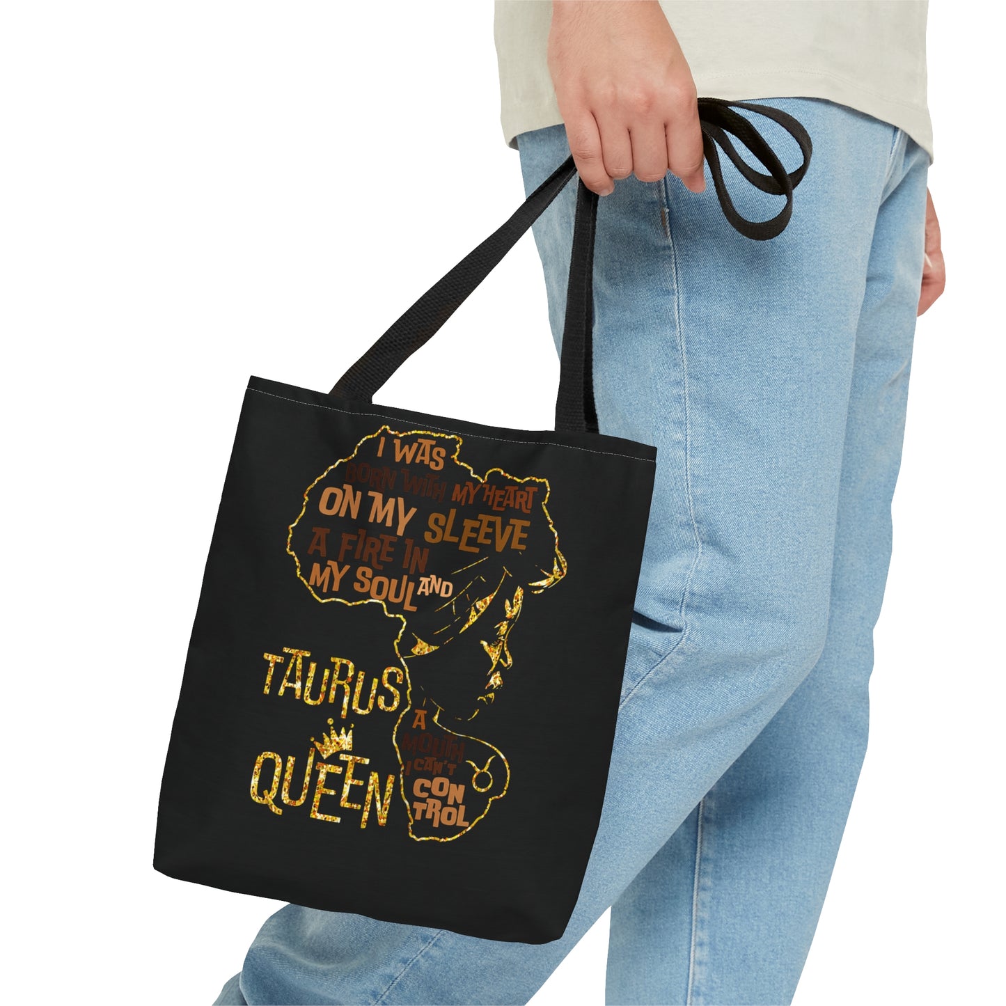 Africa Taurus Queen Tote Bag