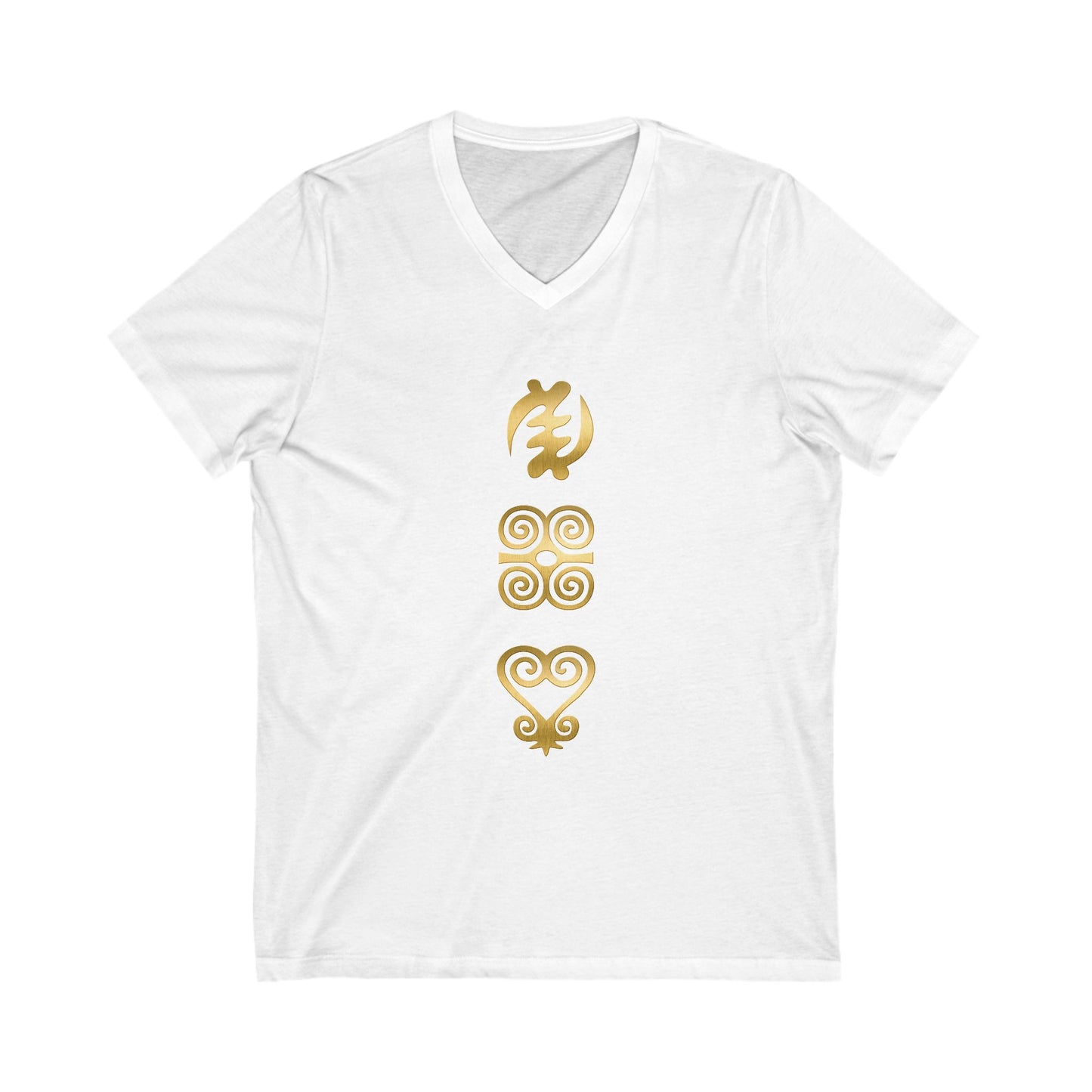 Adinkra Symbol V-Neck Tee