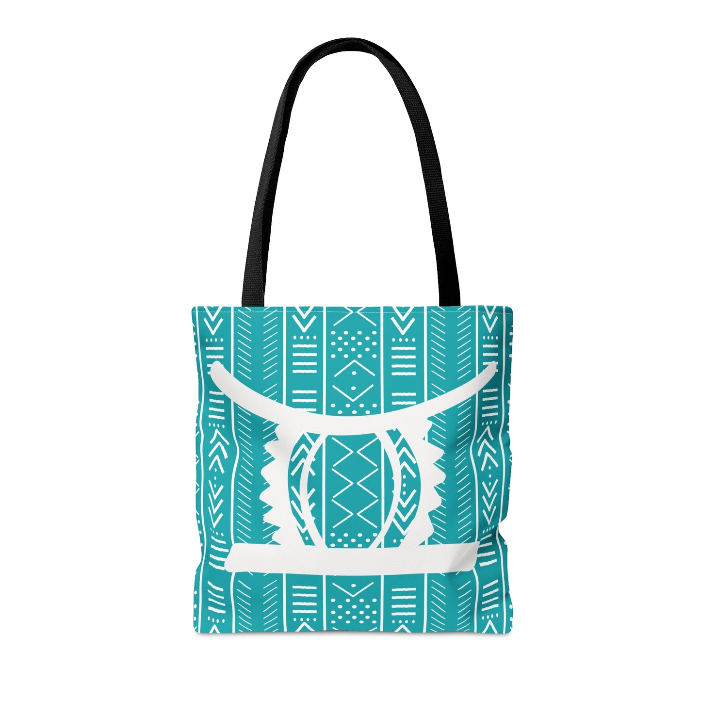 Teal Ohene Adwa (King's Stool)Tote Bag