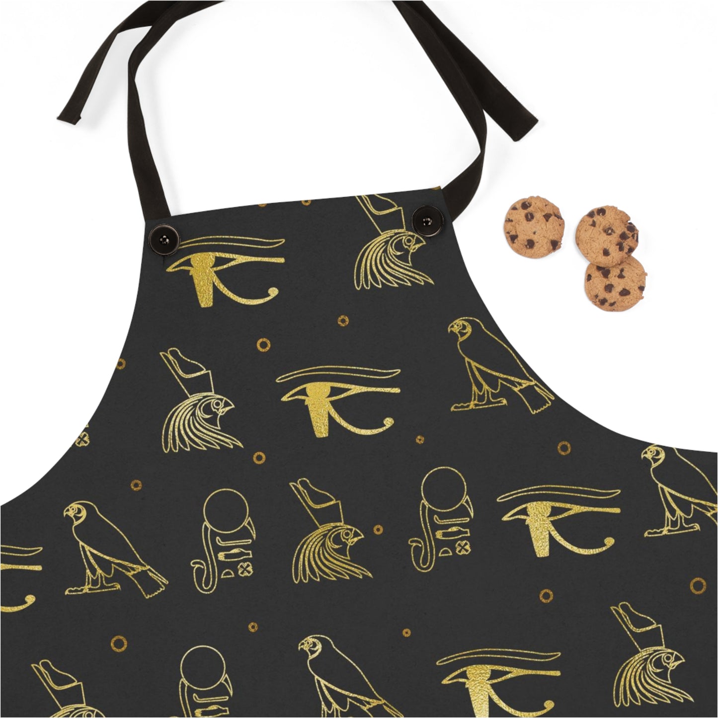 Black Egyptian Apron