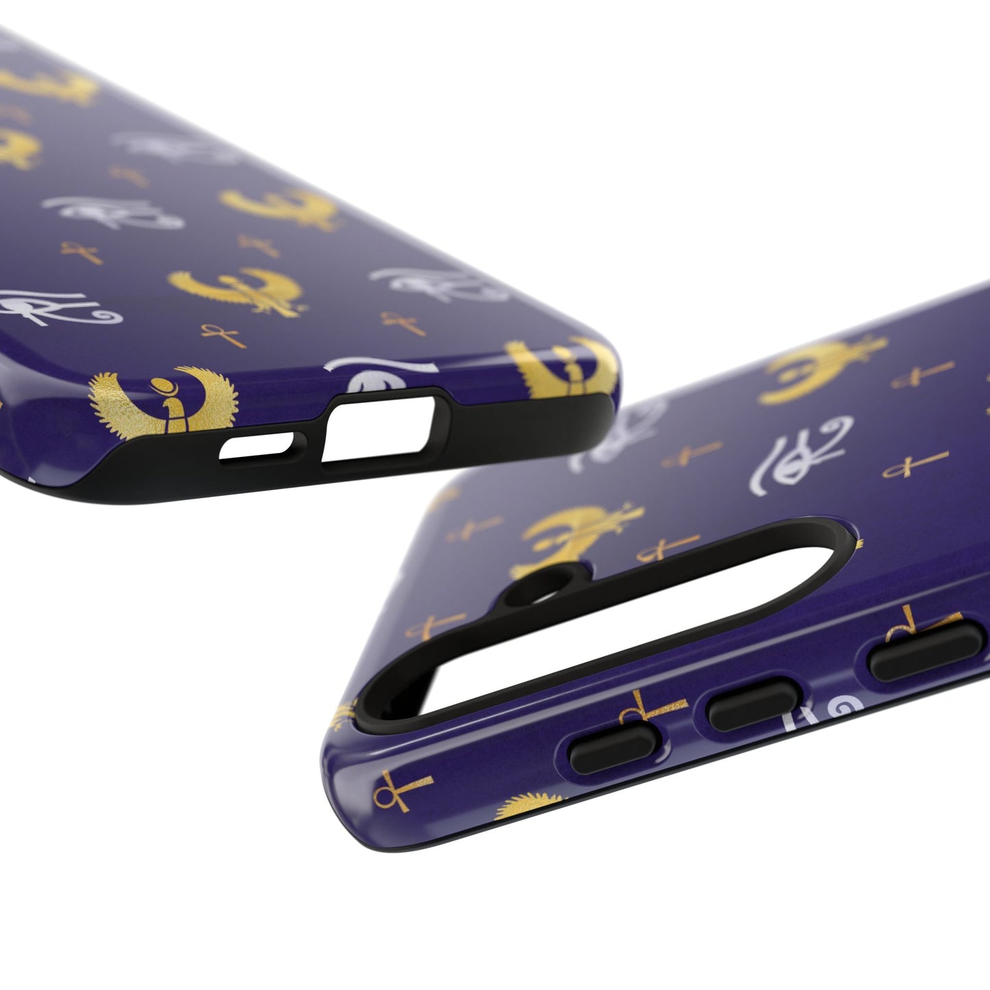 Blue Gold Egyptian Samsung Tough Cases | African Samsung Case | Afrocentric Samsung Case | Egyptian Samsung Case