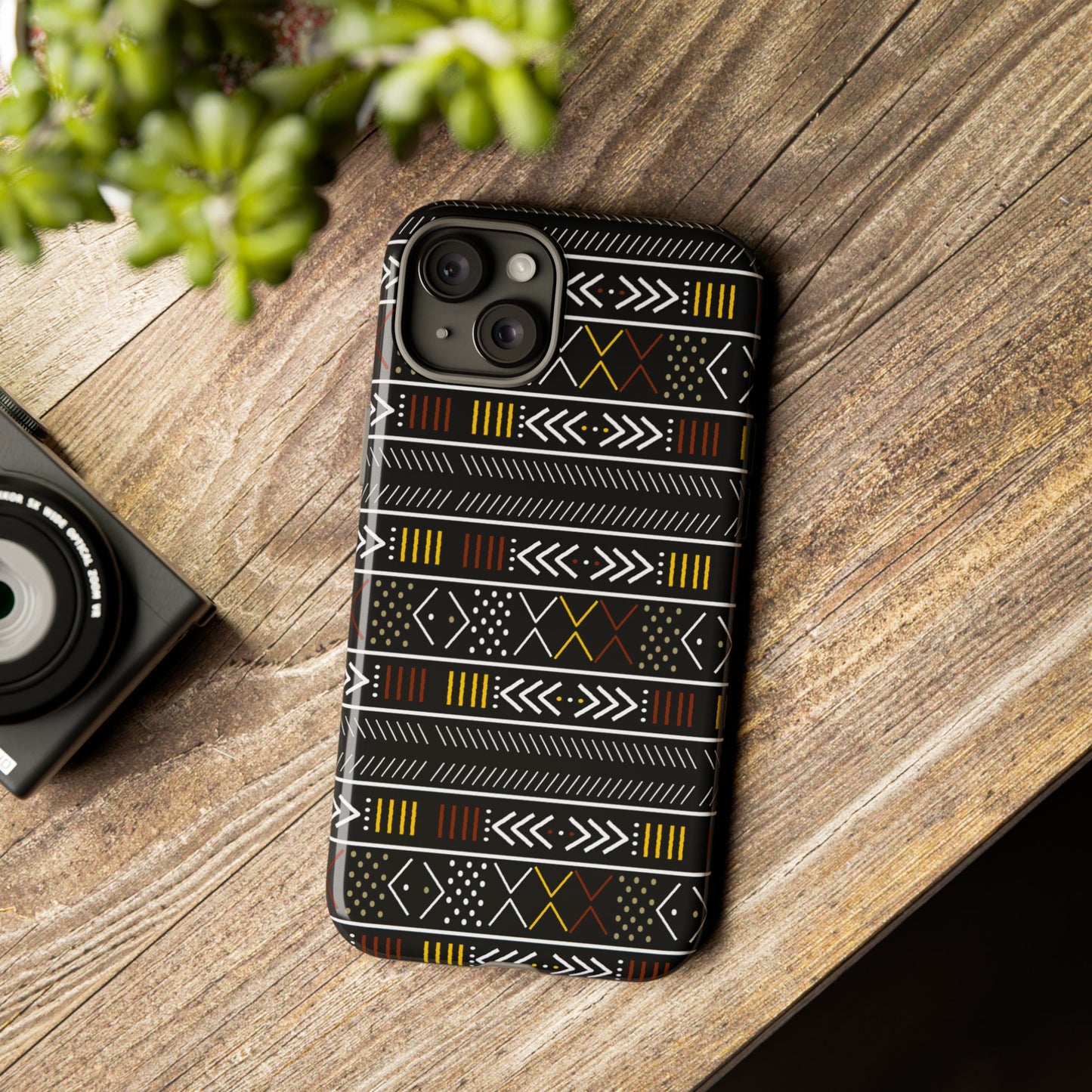 Mudcloth iPhone Tough Cases | African iPhone Case | Afrocentric iPhone Case