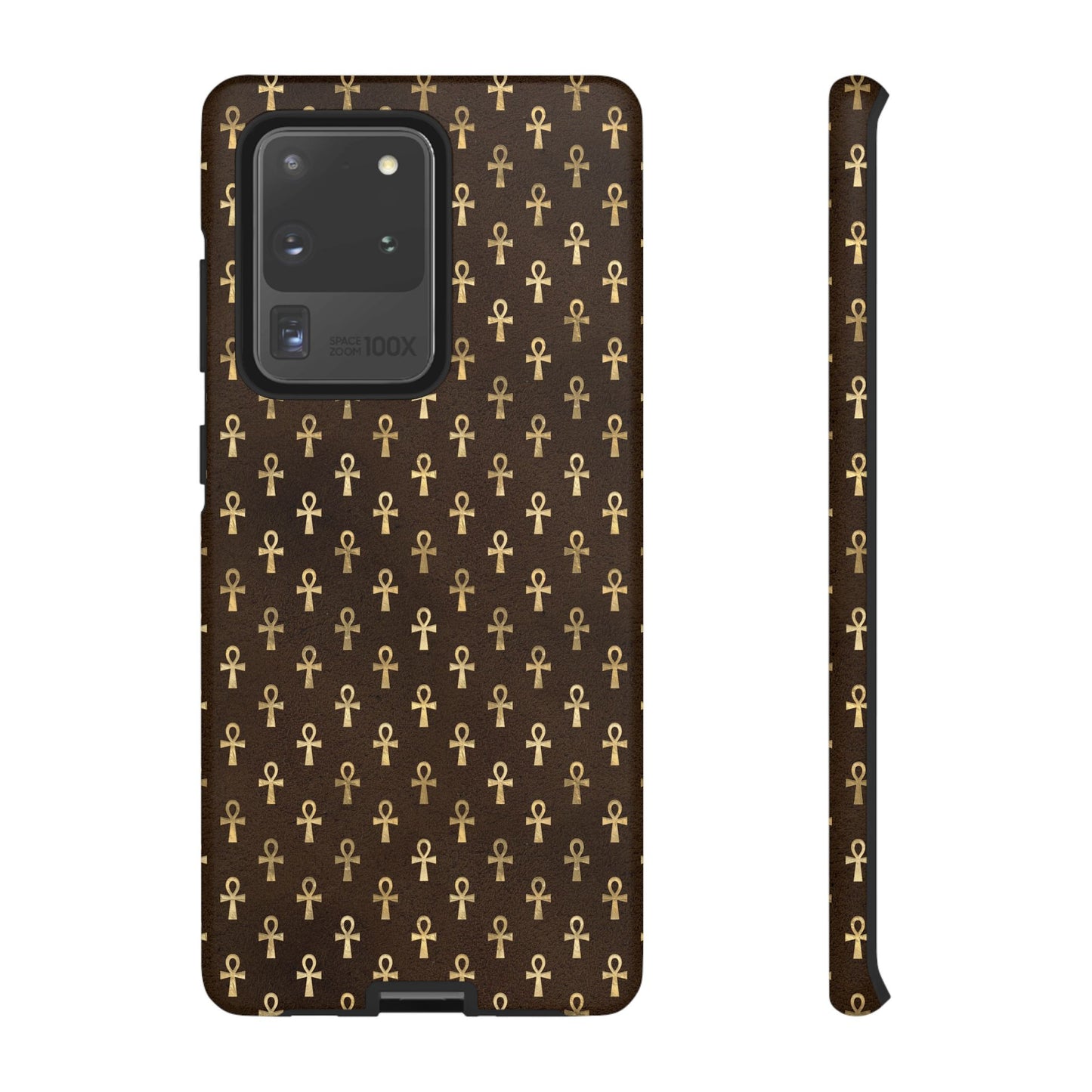Brown Ankh Samsung Tough Cases | Egyptian Samsung Case | Ankh Samsung Case
