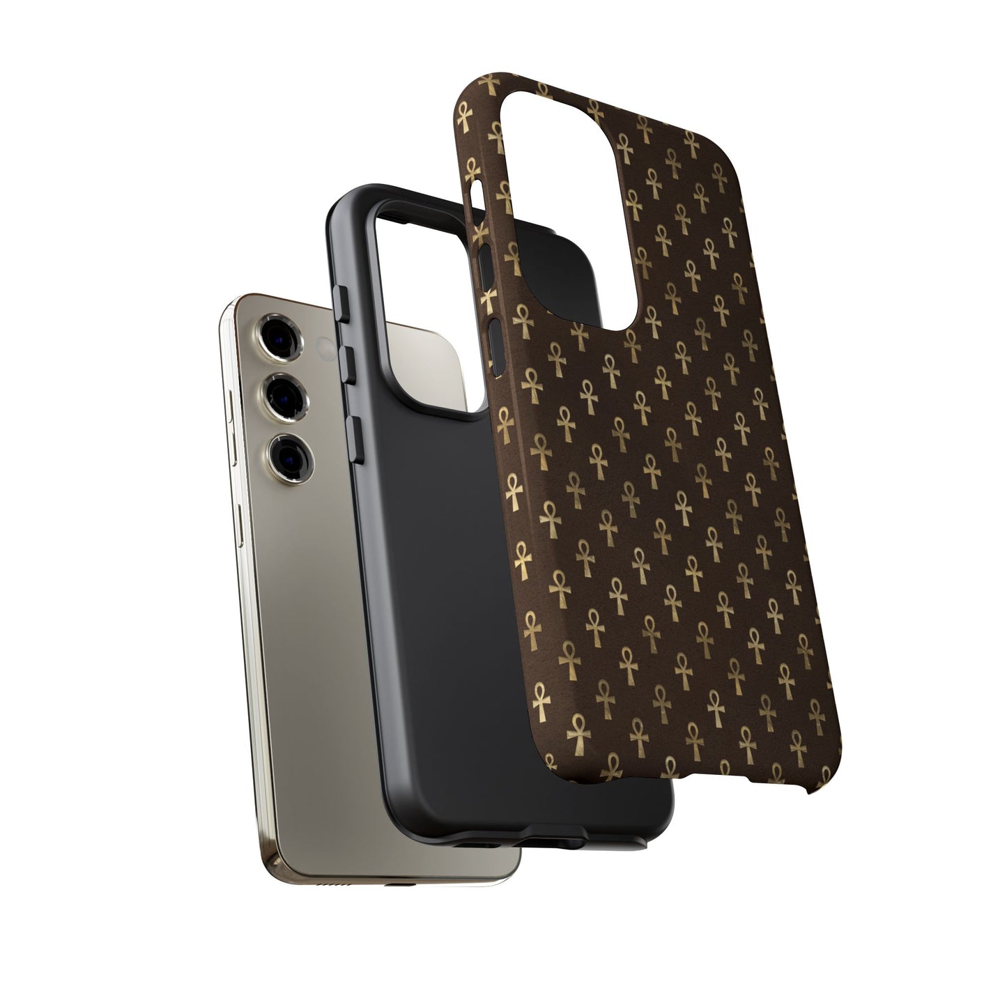 Brown Ankh Samsung Tough Cases | Egyptian Samsung Case | Ankh Samsung Case