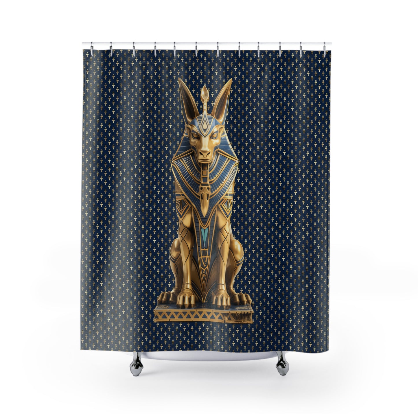 Anubis Egyptian Shower Curtain