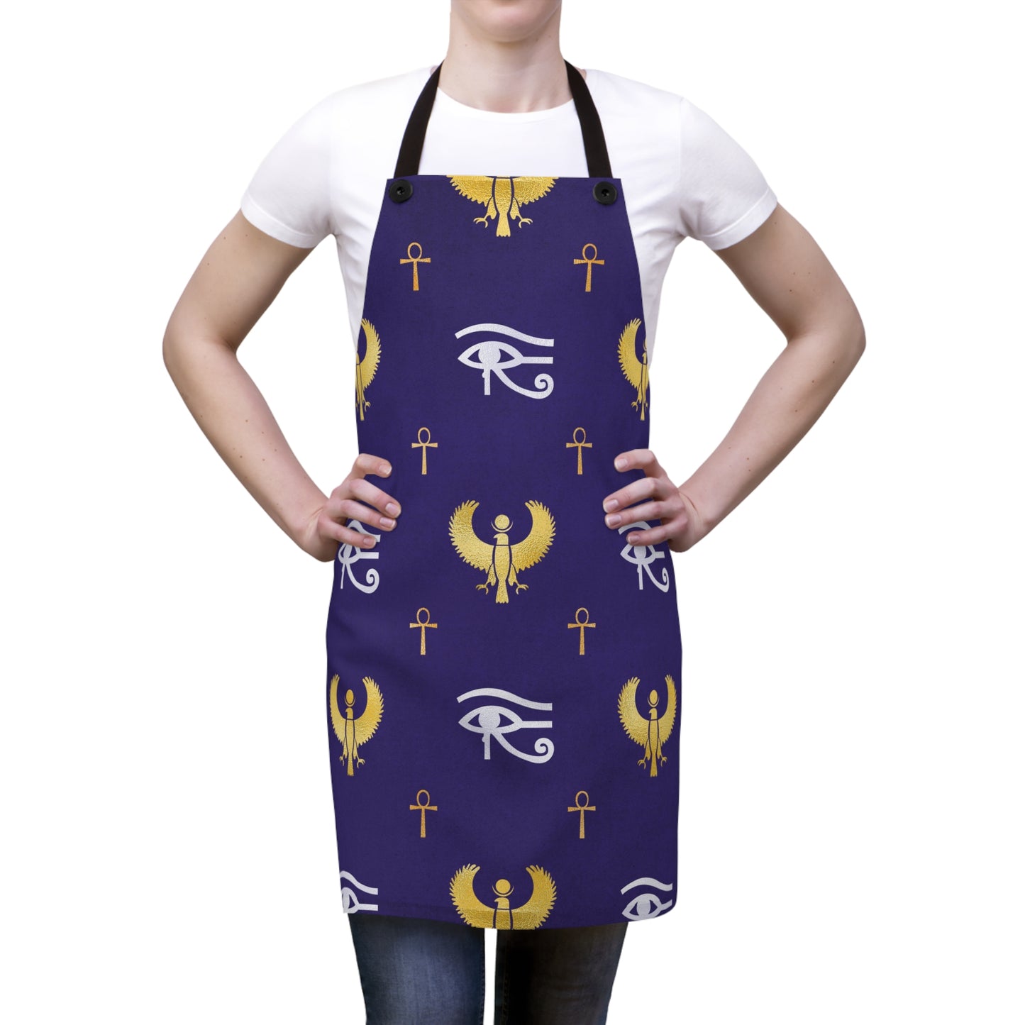 Blue Egyptian Apron