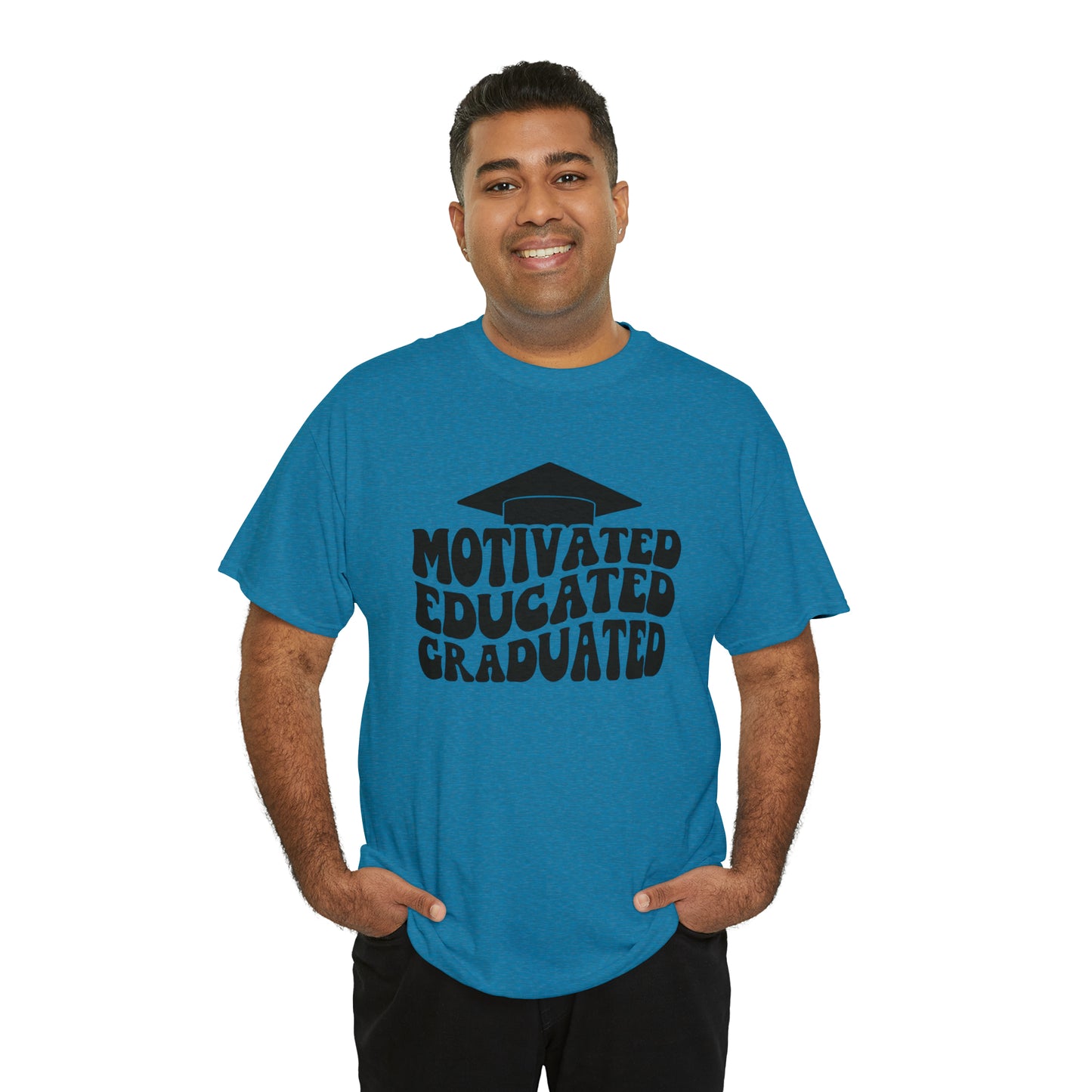 Motivated..Educated..Graduated Cotton Tee