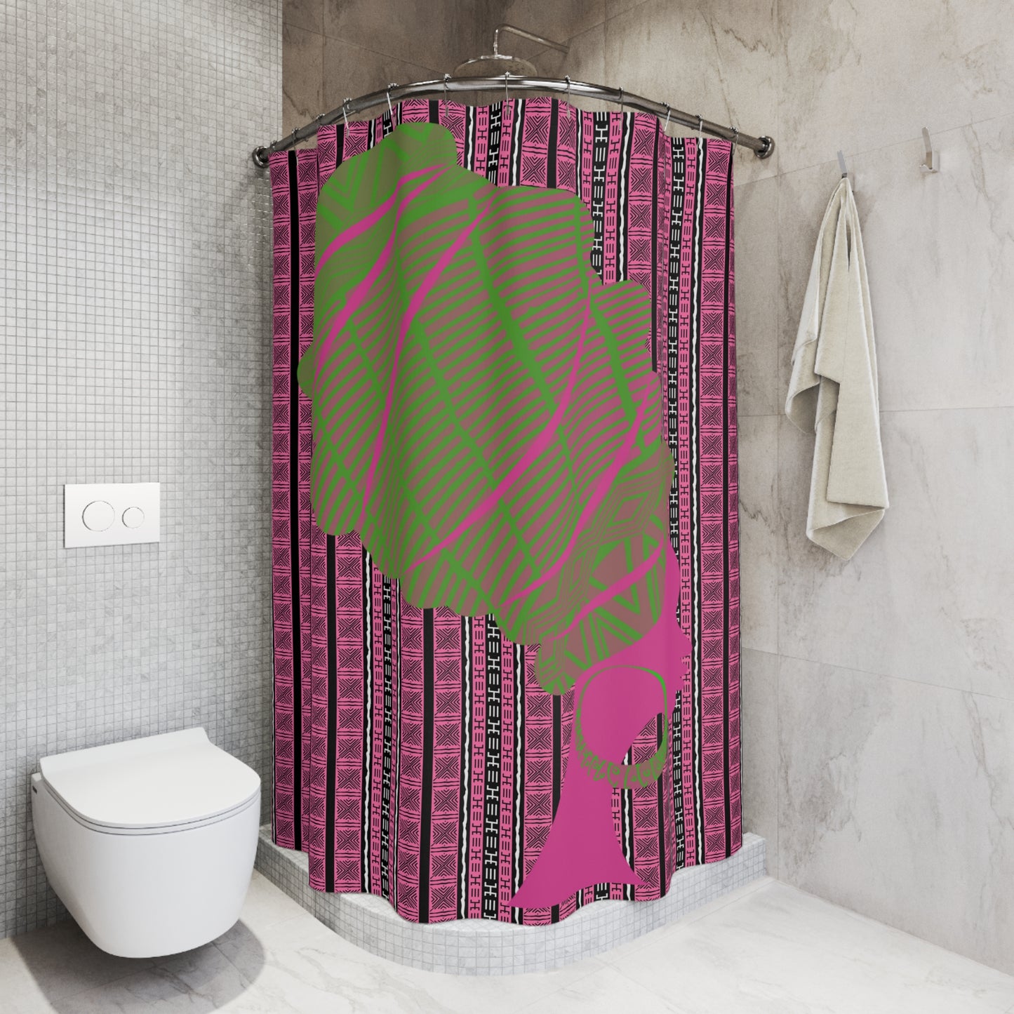 Pink Queen Shower Curtain