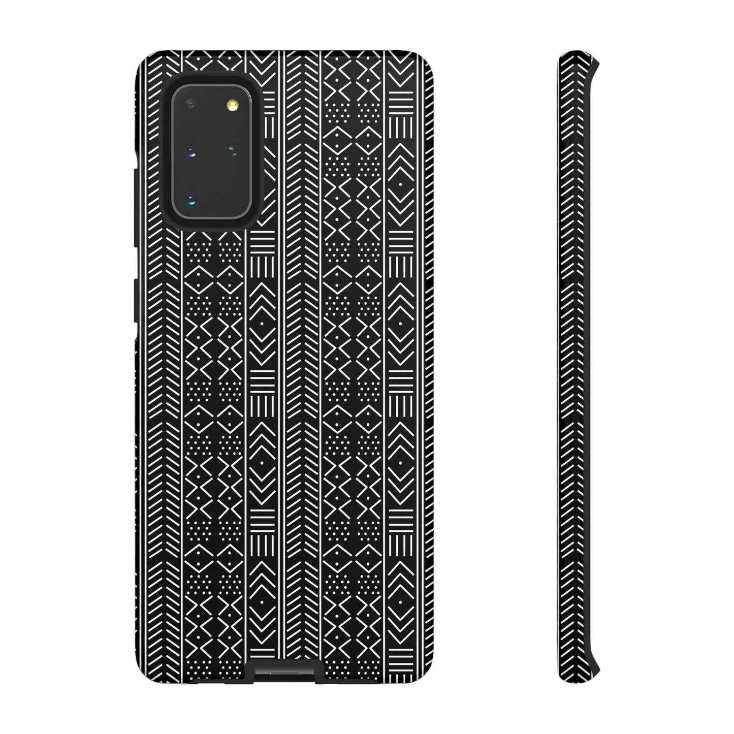 Black & White Mudcloth Samsung Tough Cases | African Samsung Case | Afrocentric Samsung Case
