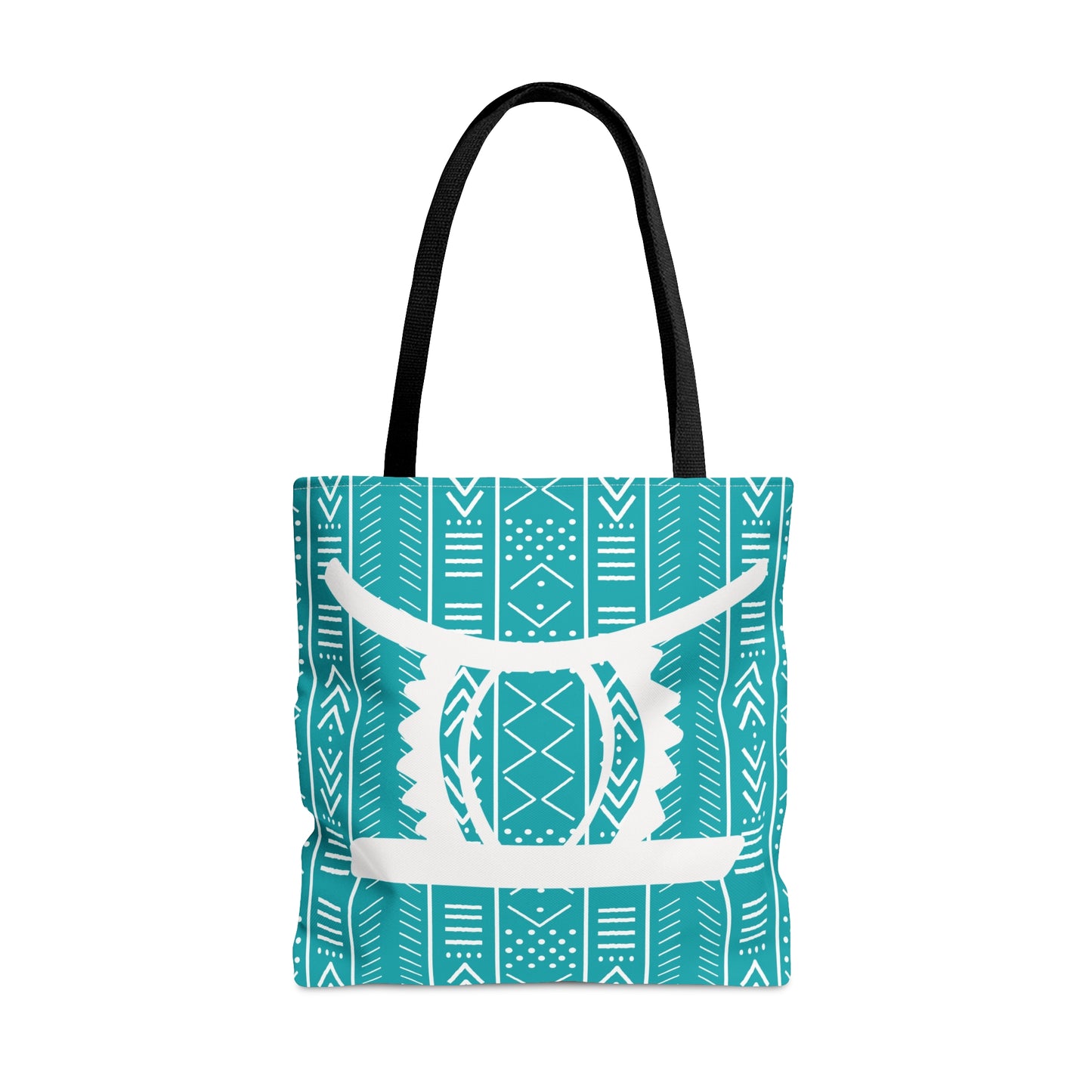 Teal Ohene Adwa (King's Stool)Tote Bag