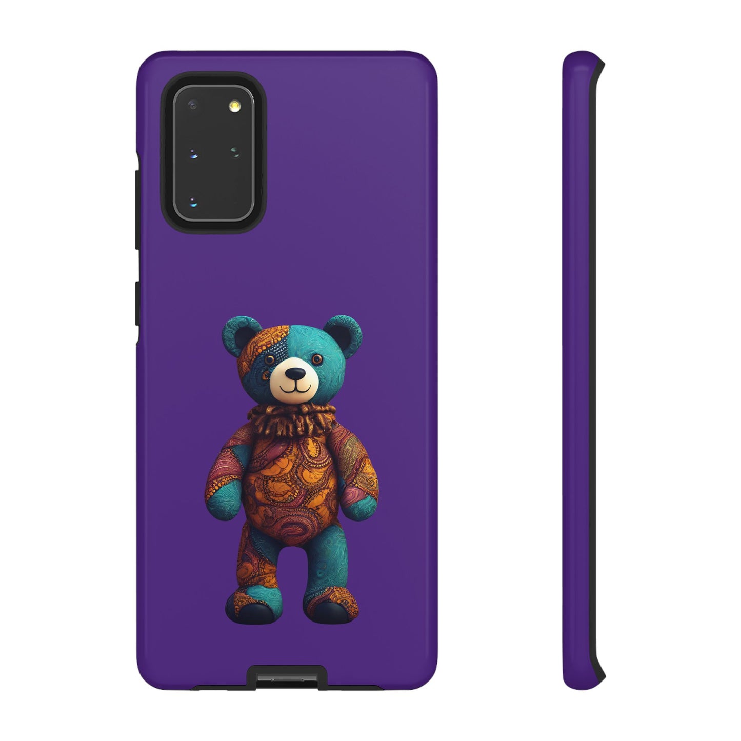 Purple and Blue Bear Samsung Tough Cases | African Samsung Case | Afrocentric Samsung Case