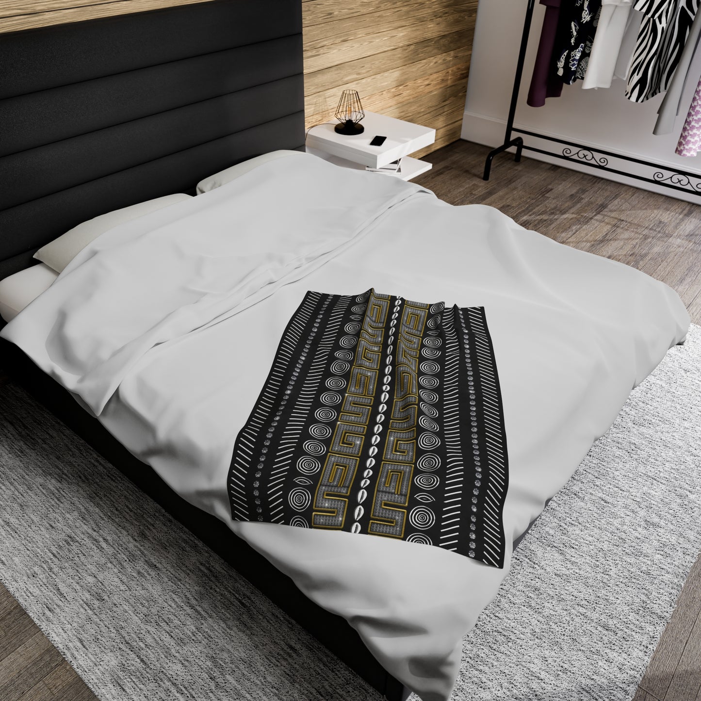 Bling Mudcloth Inspired Blanket