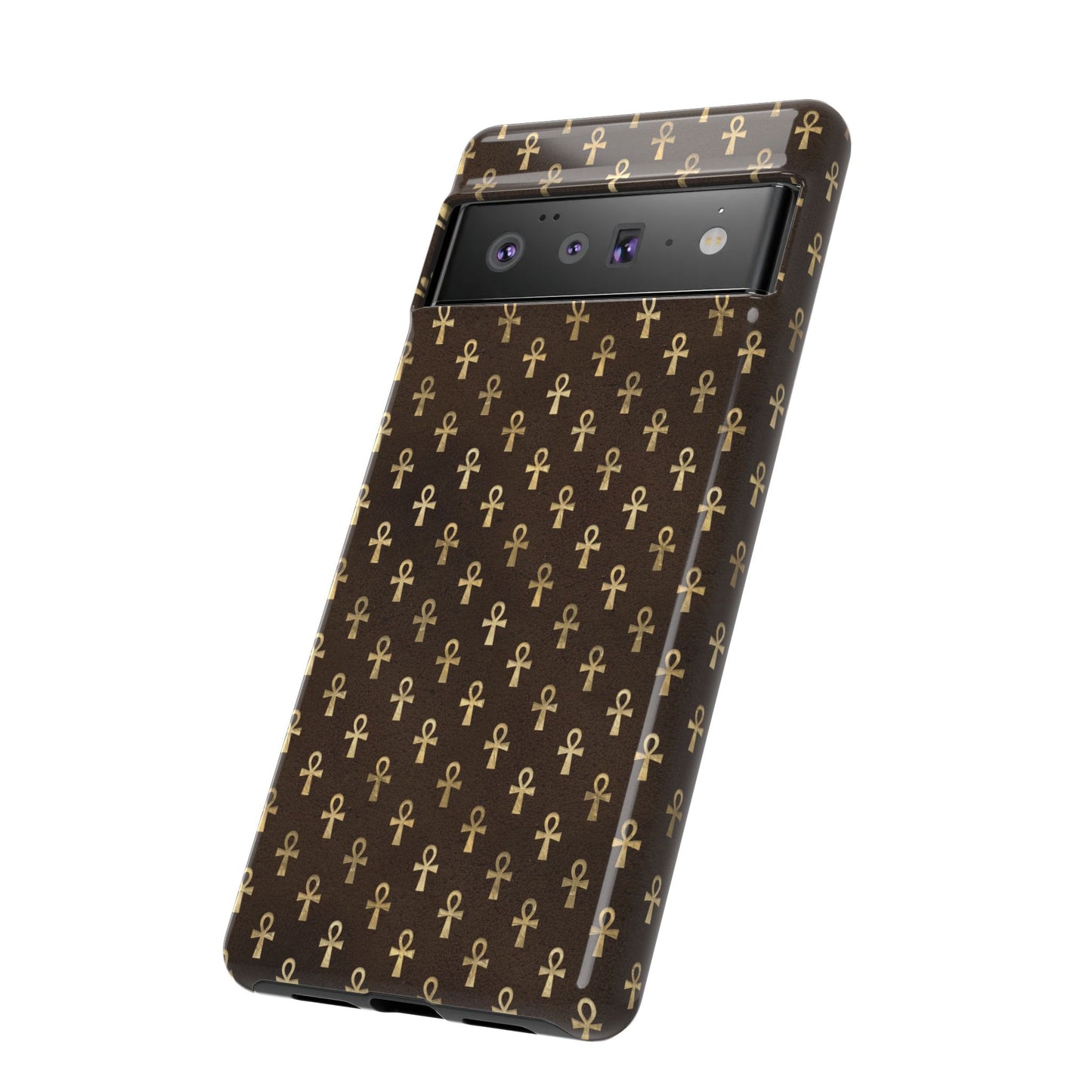 Brown Ankh Google Pixel Tough Cases | Egyptian Google Pixel Case | Ankh Google Pixel Case