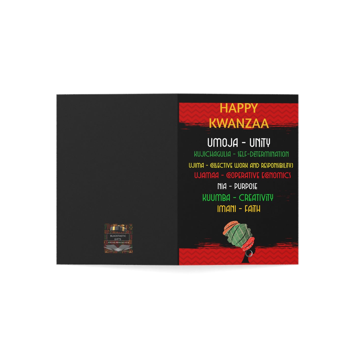 Kwanzaa Greeting Cards (1, 10, 30, and 50pcs)