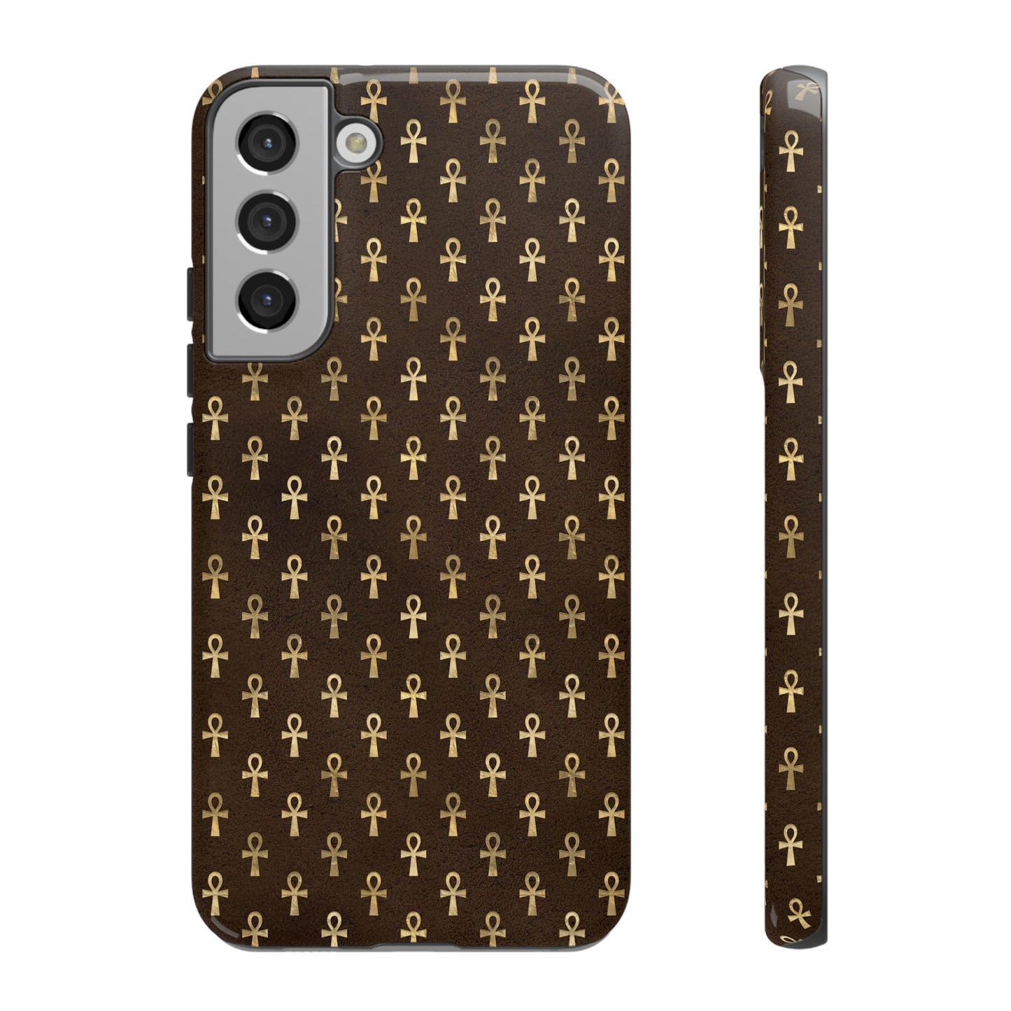 Brown Ankh Samsung Tough Cases | Egyptian Samsung Case | Ankh Samsung Case