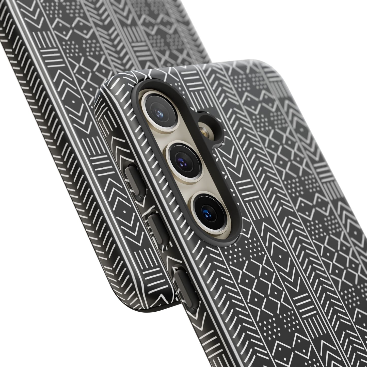 Black & White Mudcloth Samsung Tough Cases | African Samsung Case | Afrocentric Samsung Case
