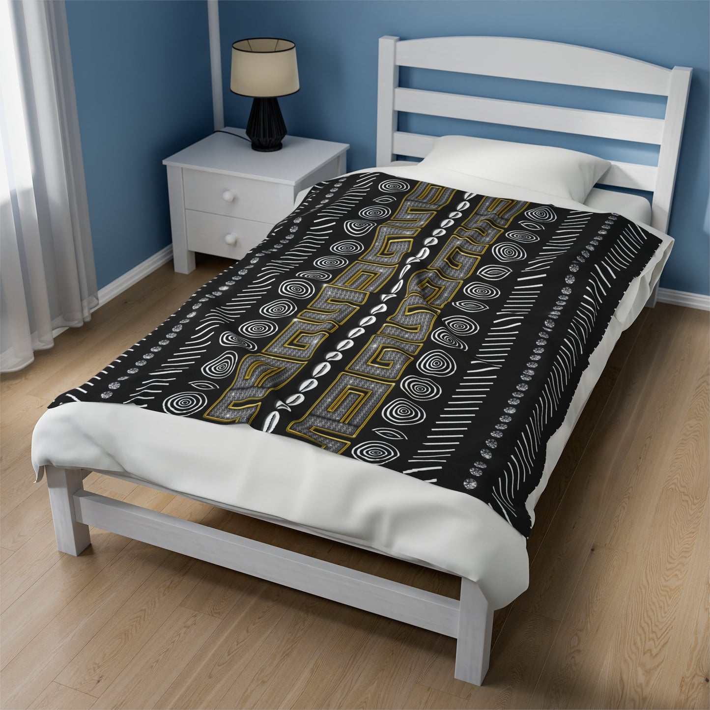 Bling Mudcloth Inspired Blanket