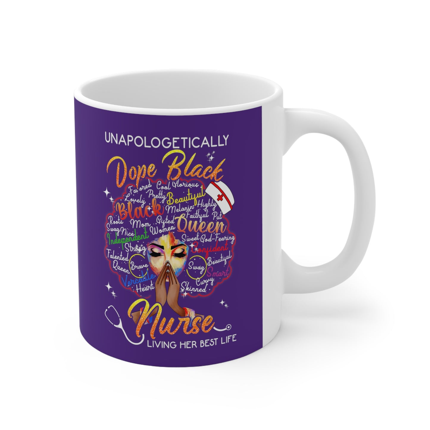 Purple Dope Black Nurse Coffee Mug 11oz