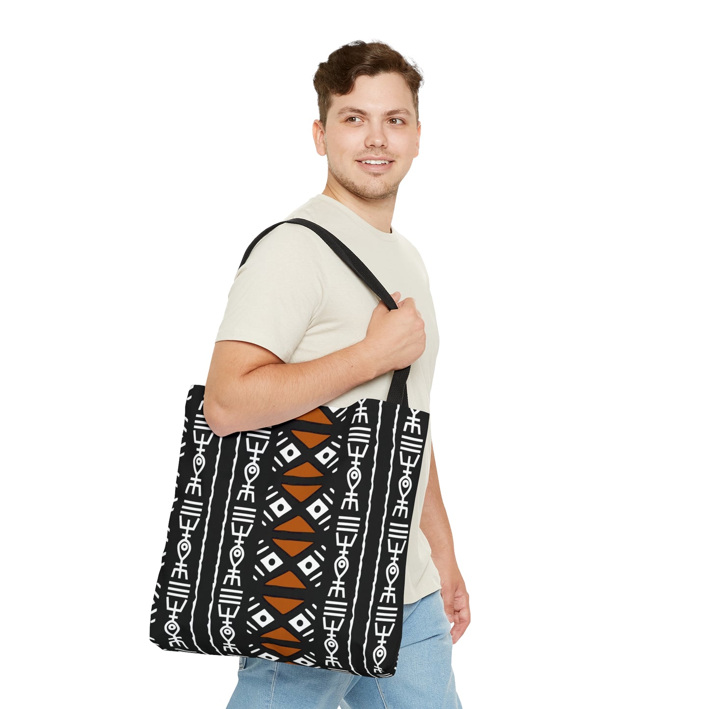 Mudcloth II Inspired Tote Bag