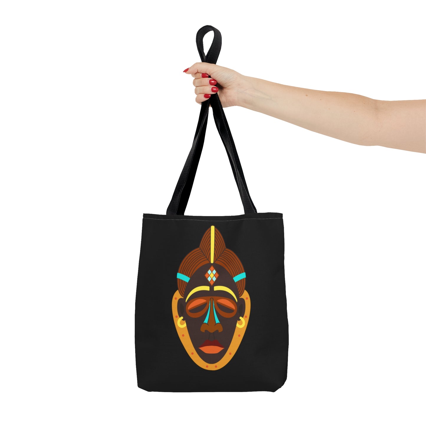 African Mask Tote Bag