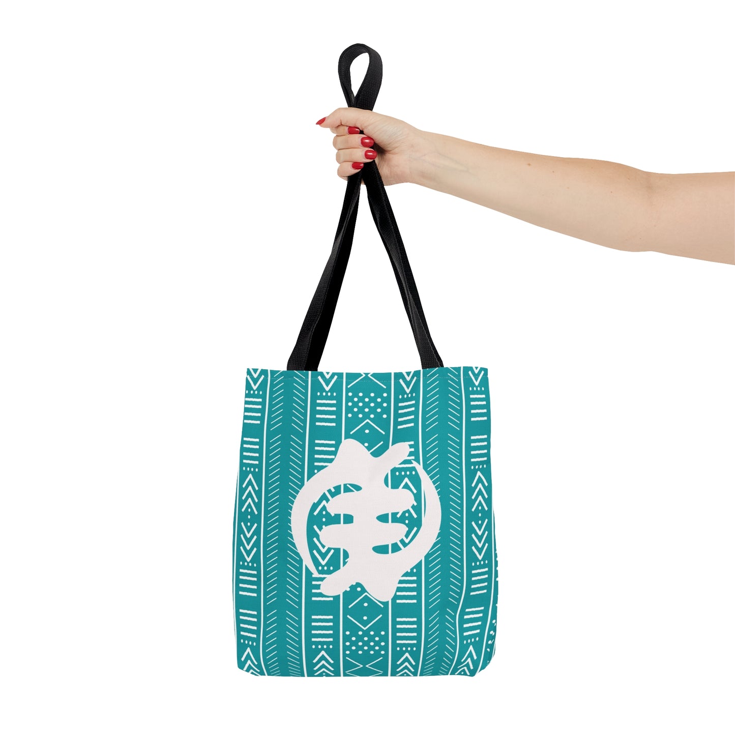 GYE NYAME - Supremacy of God Tote Bag Teal