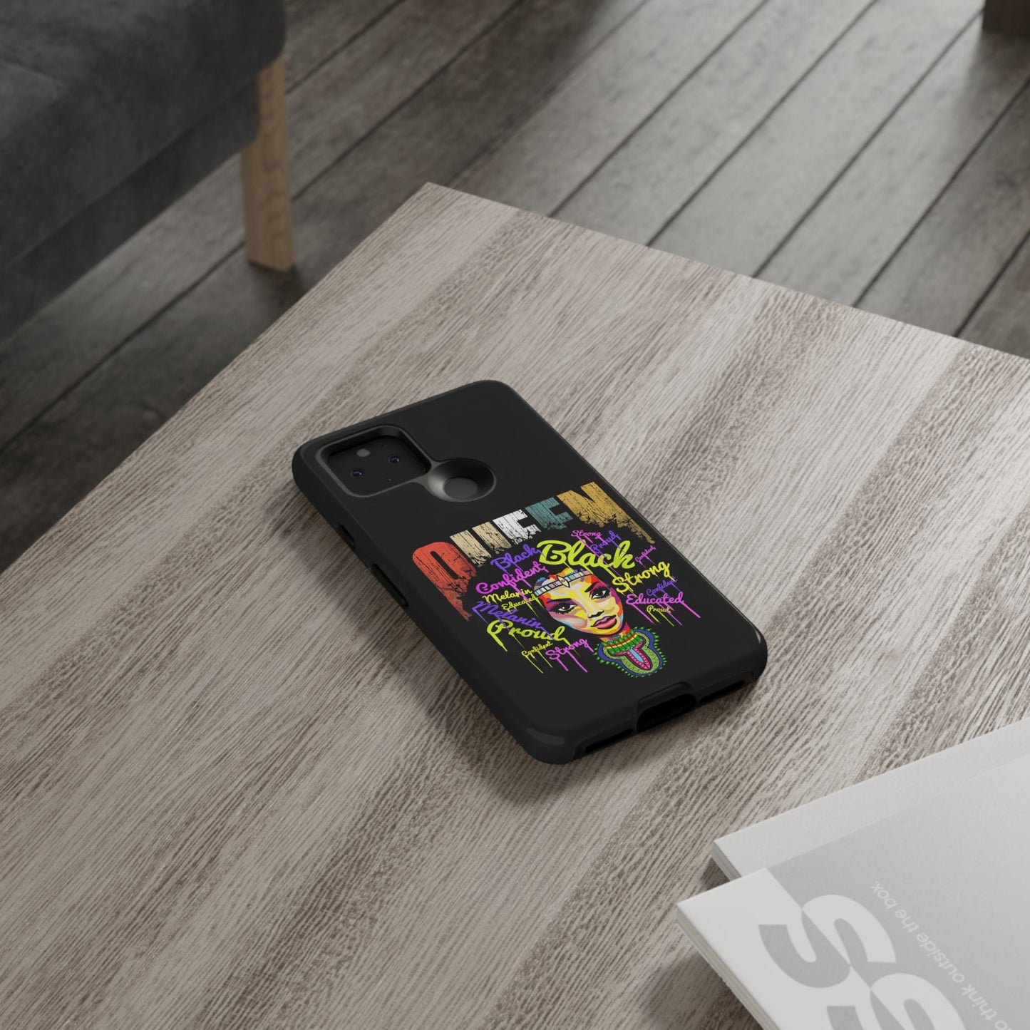 Black Queen Google Pixel Tough Cases | African Google Pixel Case | Afrocentric Google Pixel Case