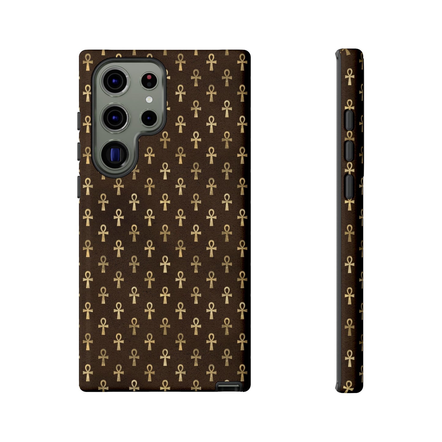 Brown Ankh Samsung Tough Cases | Egyptian Samsung Case | Ankh Samsung Case