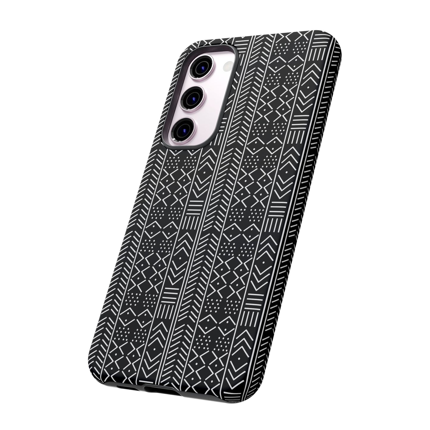 Black & White Mudcloth Samsung Tough Cases | African Samsung Case | Afrocentric Samsung Case