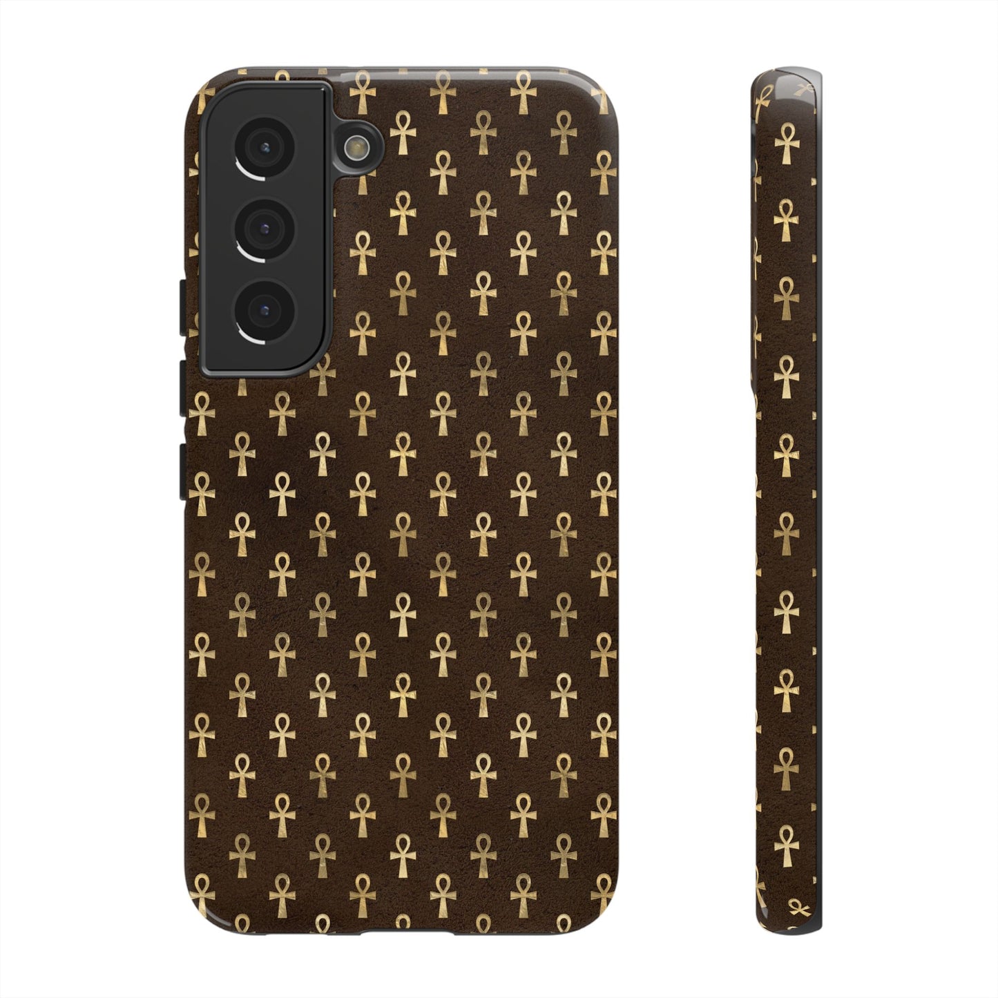 Brown Ankh Samsung Tough Cases | Egyptian Samsung Case | Ankh Samsung Case