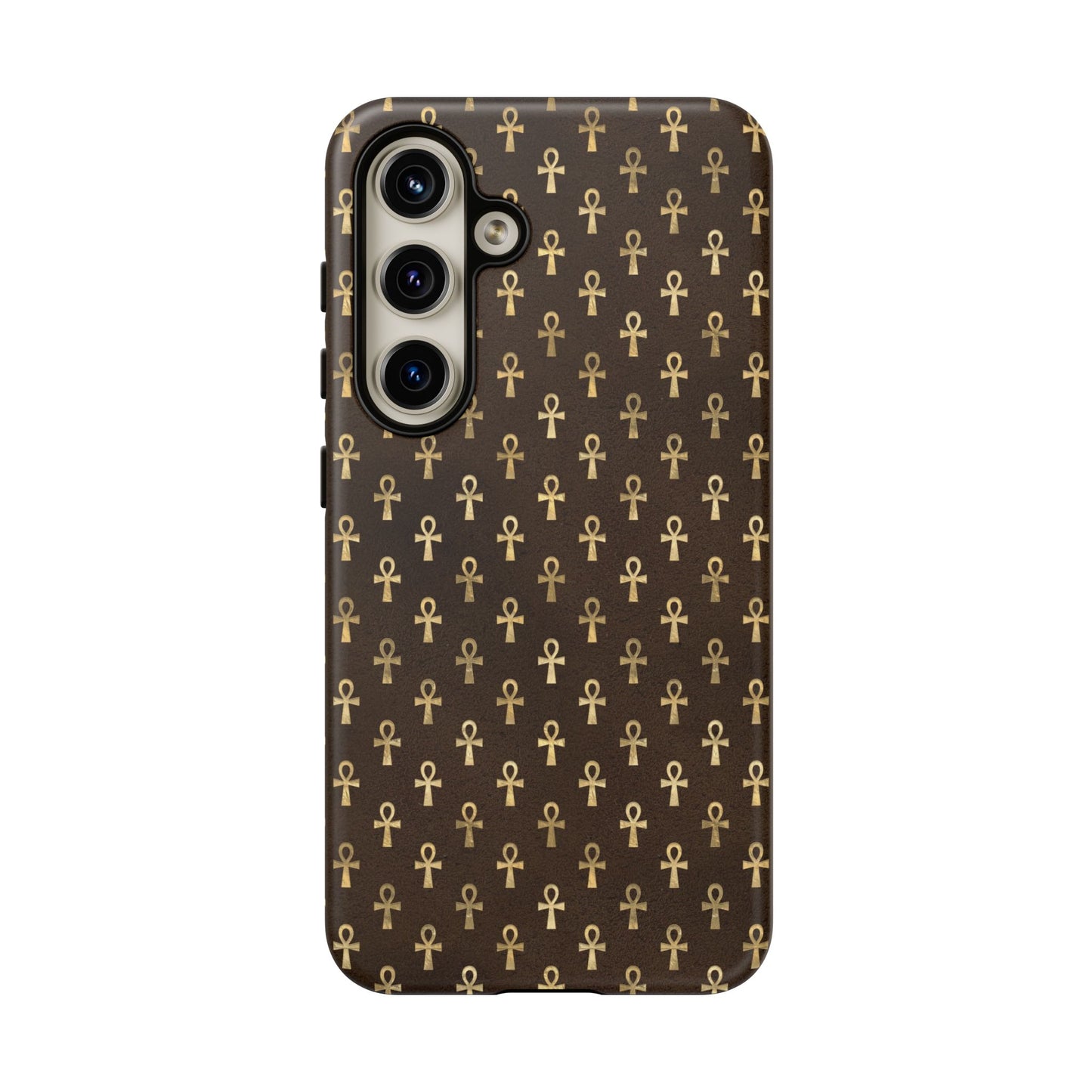Brown Ankh Samsung Tough Cases | Egyptian Samsung Case | Ankh Samsung Case