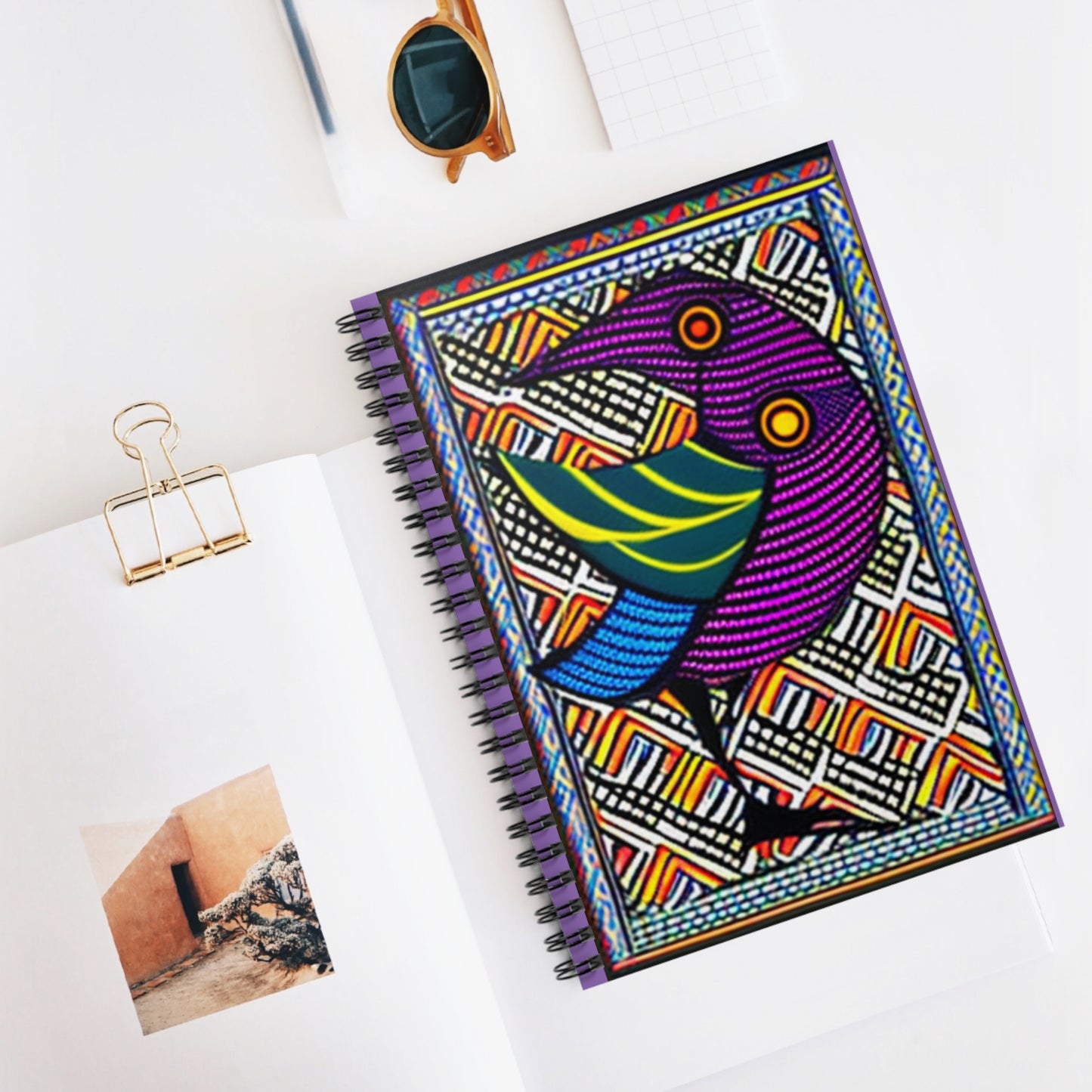 Sankofa Spiral Notebook - Ruled Line