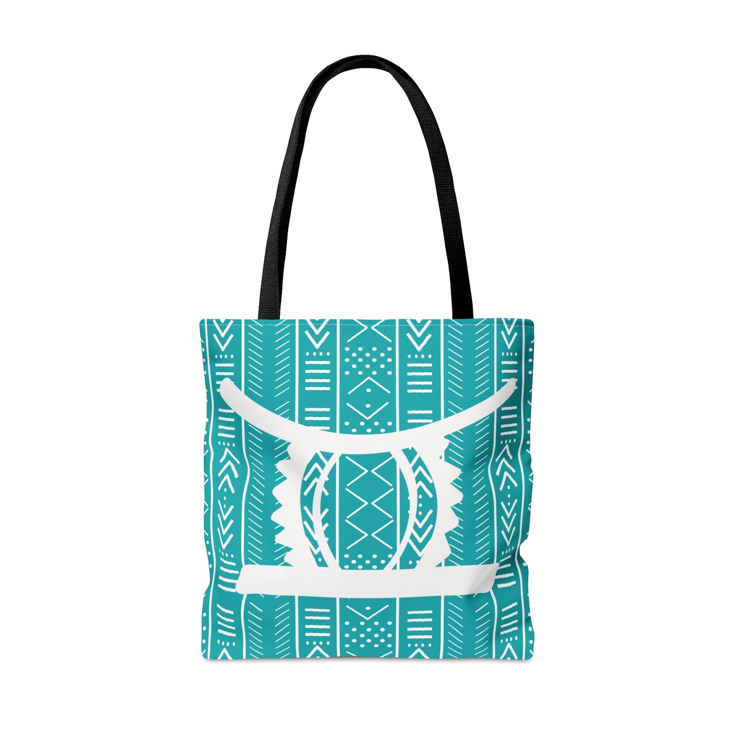 Teal Ohene Adwa (King's Stool)Tote Bag