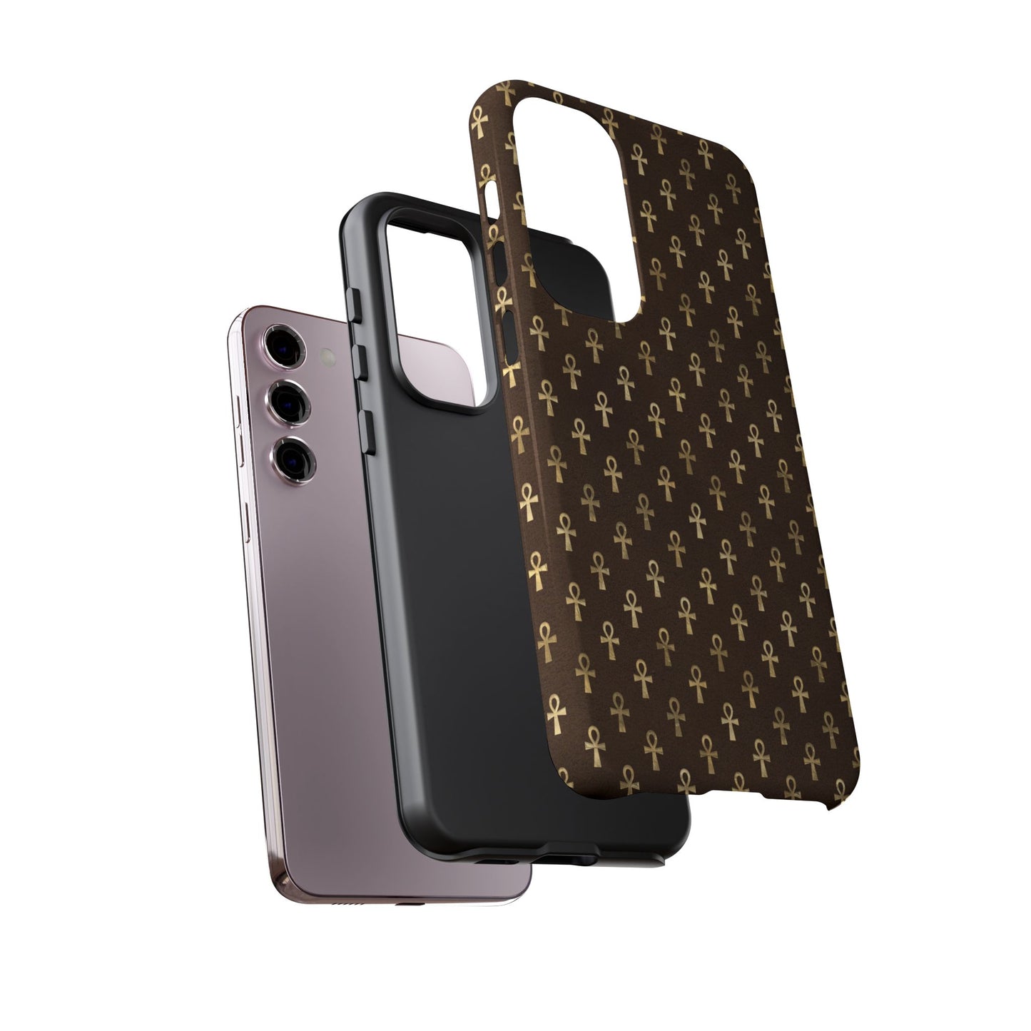 Brown Ankh Samsung Tough Cases | Egyptian Samsung Case | Ankh Samsung Case