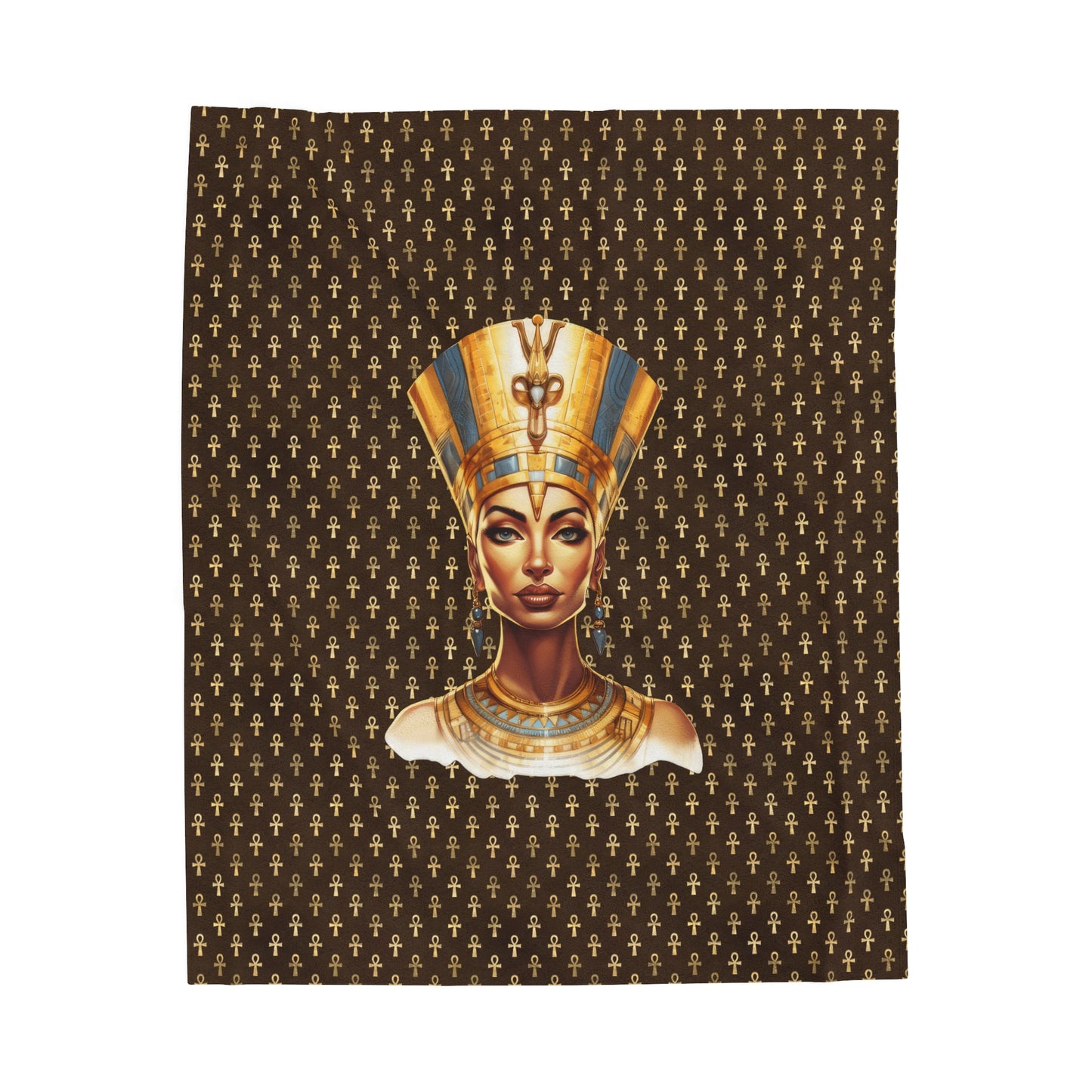 Nefertiti Queen Plush Blanket