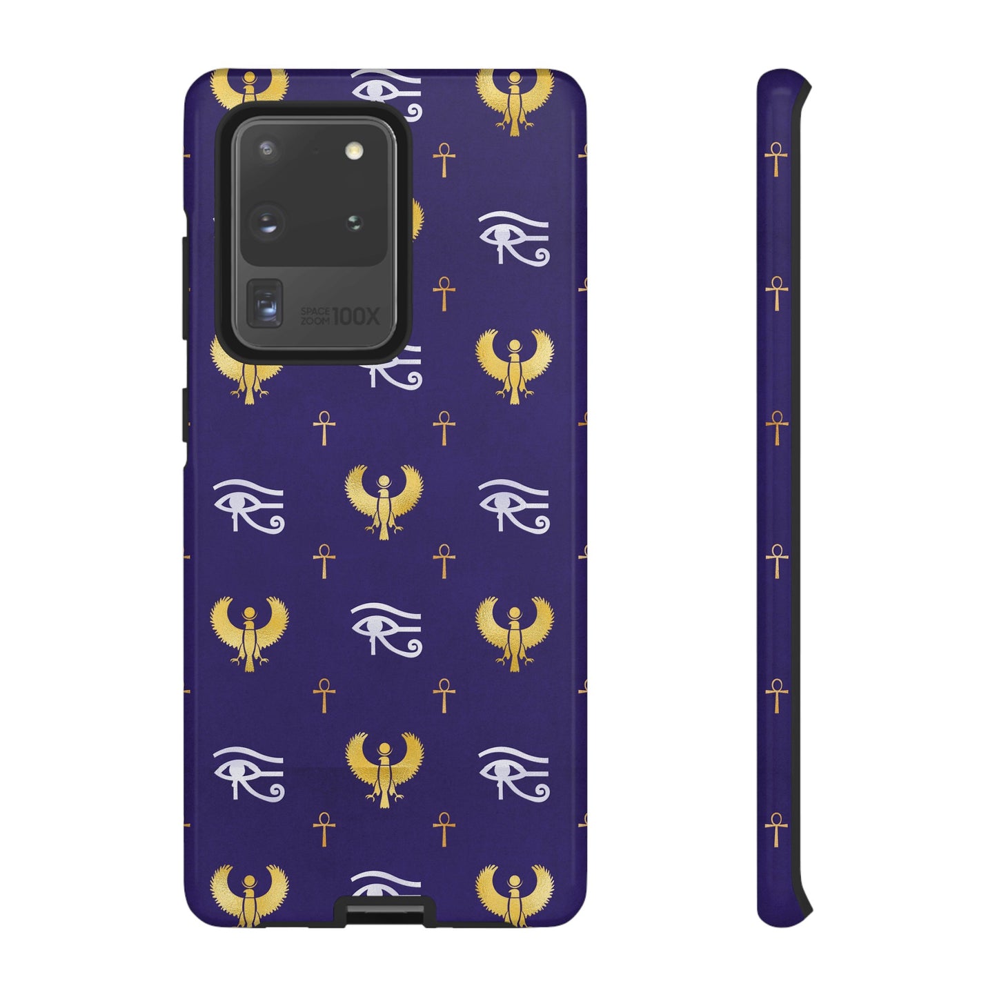 Blue Gold Egyptian Samsung Tough Cases | African Samsung Case | Afrocentric Samsung Case | Egyptian Samsung Case