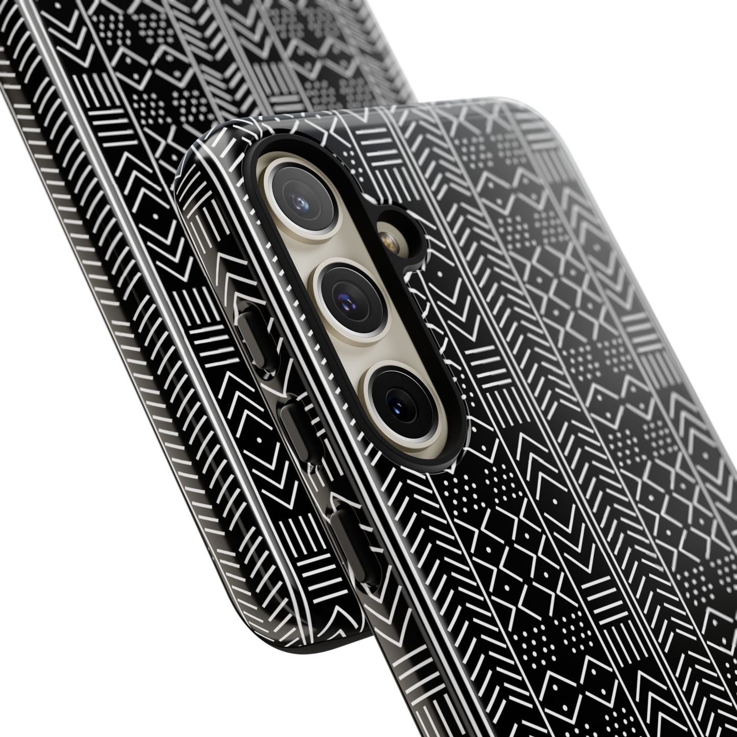 Black & White Mudcloth Samsung Tough Cases | African Samsung Case | Afrocentric Samsung Case