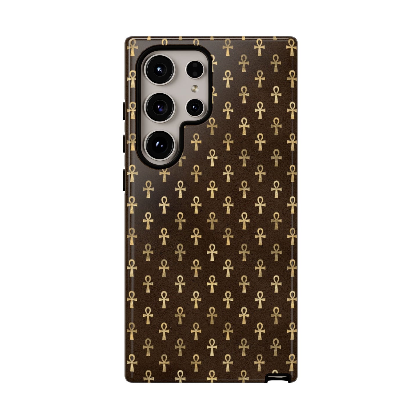 Brown Ankh Samsung Tough Cases | Egyptian Samsung Case | Ankh Samsung Case