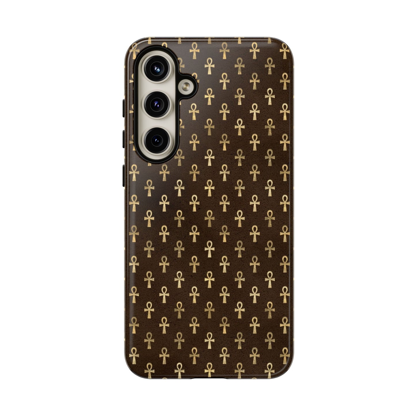 Brown Ankh Samsung Tough Cases | Egyptian Samsung Case | Ankh Samsung Case