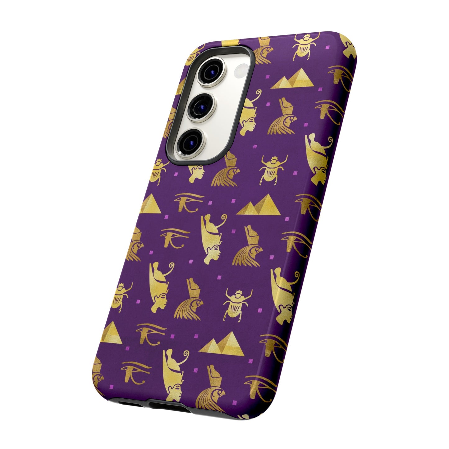 Purple and Gold Egyptian Samsung Tough Cases | African Samsung Case | Afrocentric Samsung Case | Egyptian Samsung Case