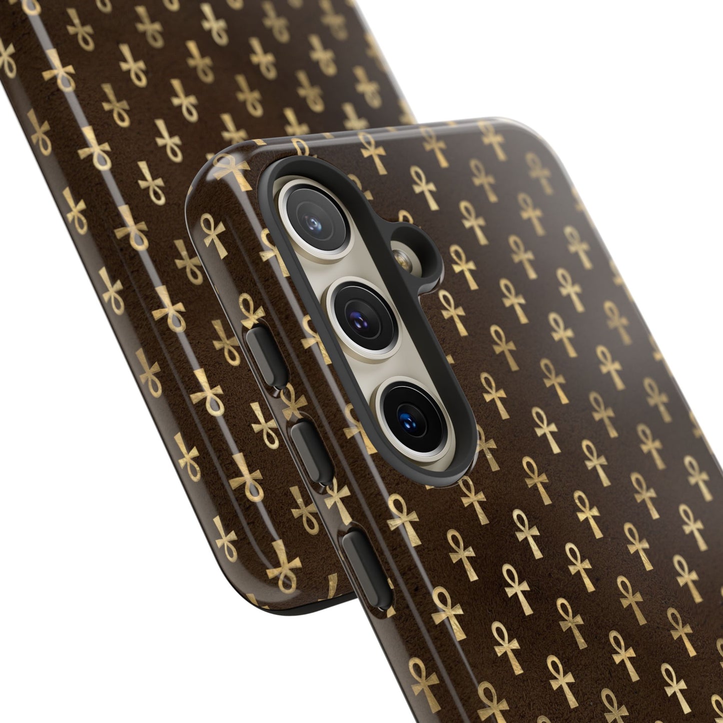 Brown Ankh Samsung Tough Cases | Egyptian Samsung Case | Ankh Samsung Case