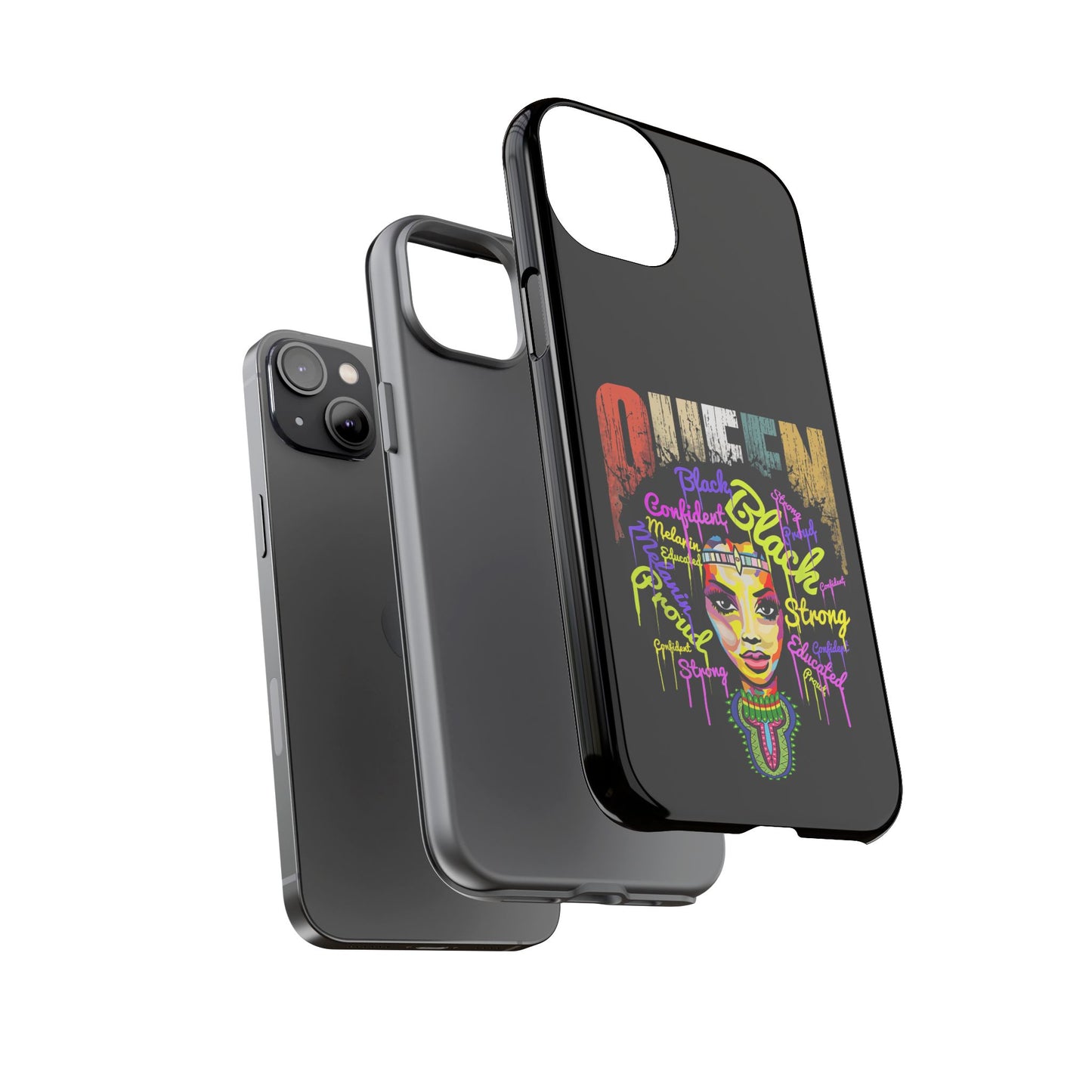iPhone Black Queen Tough Cases | Ankara iPhone Case | Afrocentric iPhone Case